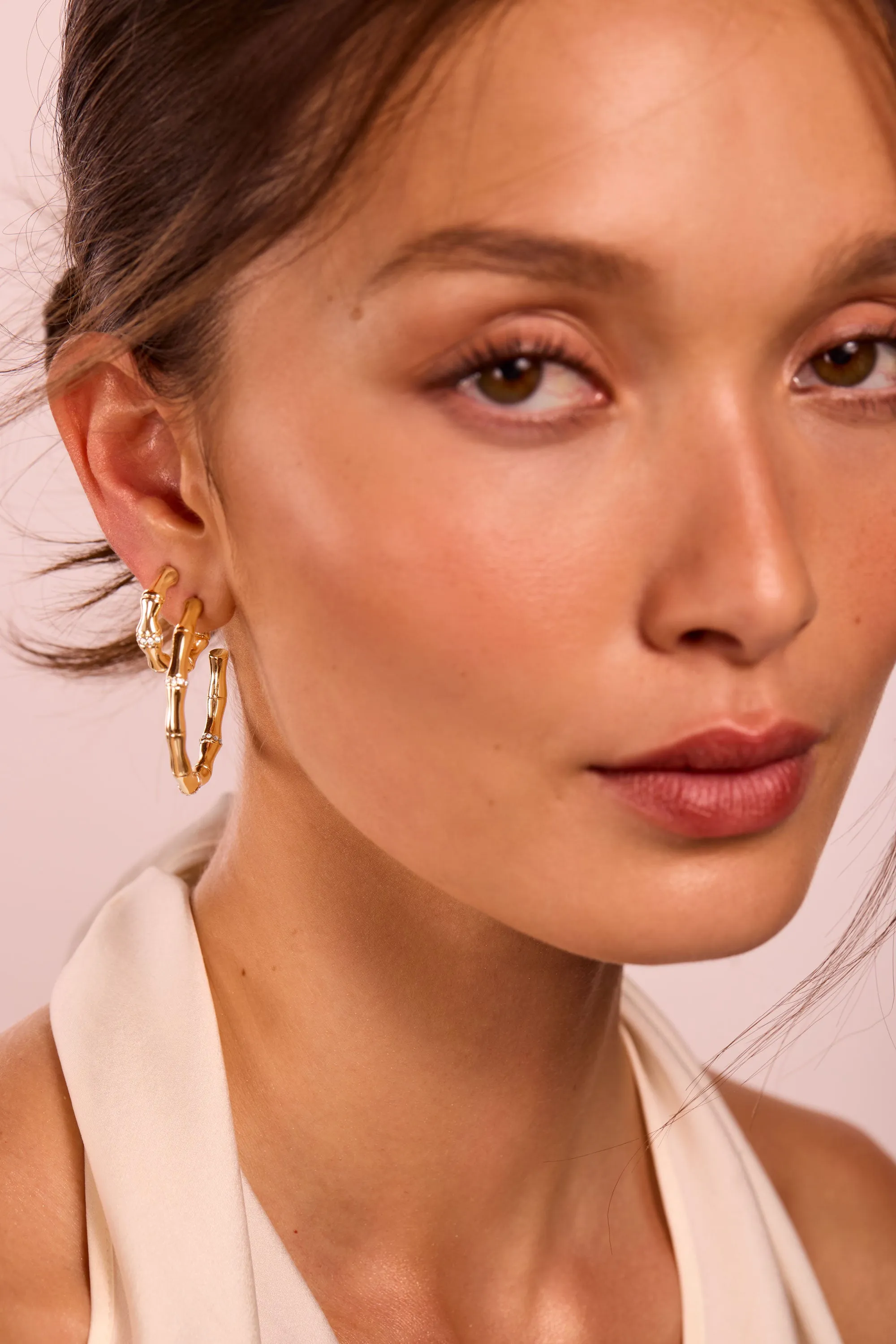 Chiara Pave Hoops sold by Ramy Brook product image thumbnail 4