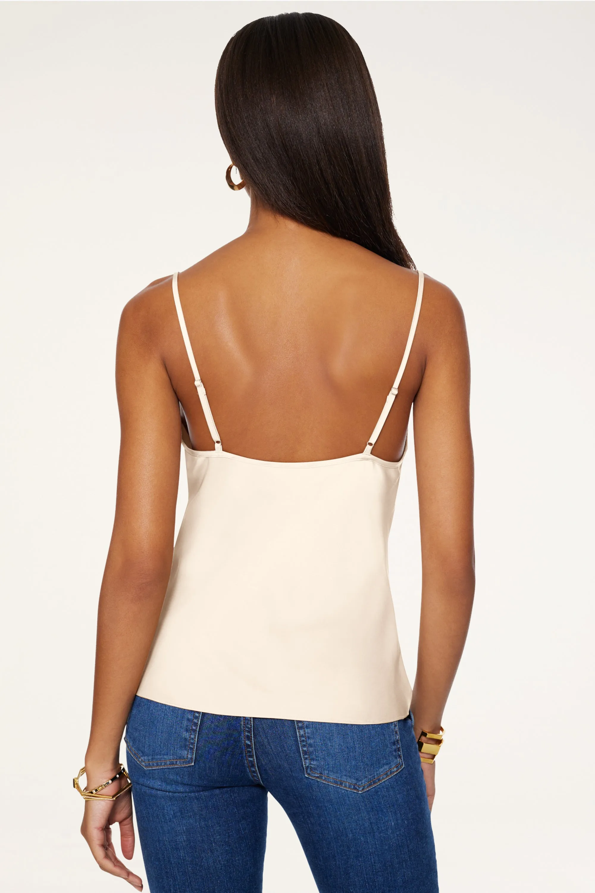 Abigail Cowl Neck Tank Top | SANDSTONE sold by Ramy Brook product image thumbnail 3