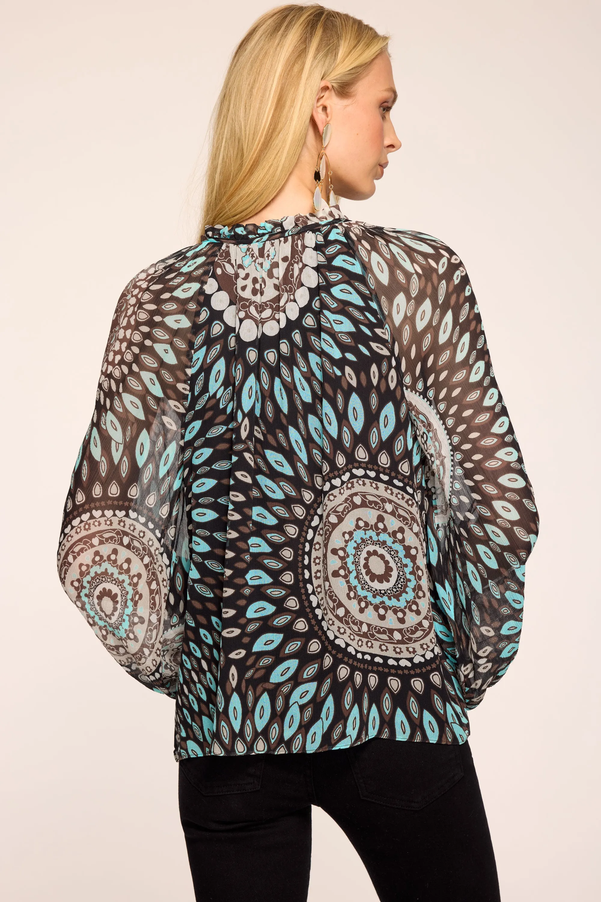 Maisy Printed Silk Top sold by Ramy Brook product image thumbnail 3