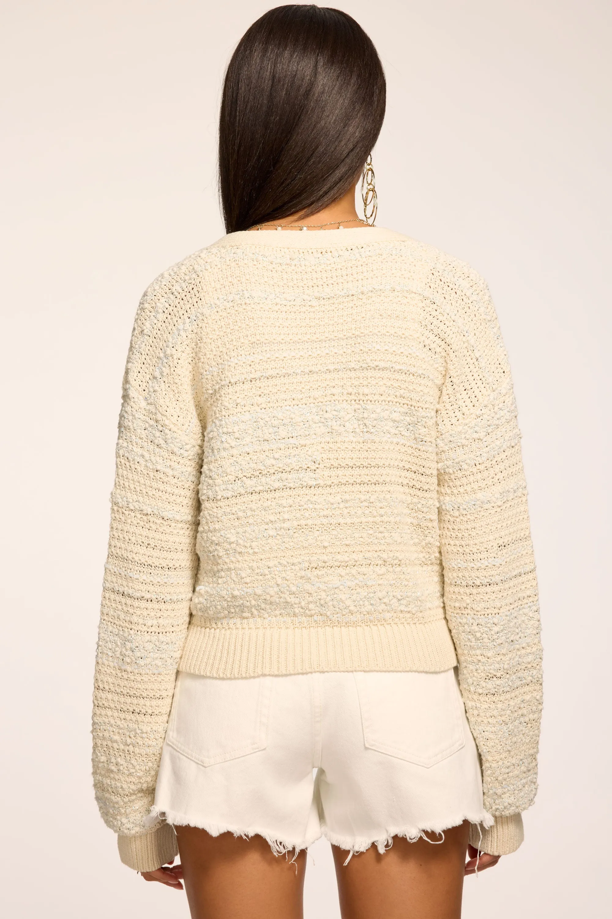 Carly Textured Knit Cardigan sold by Ramy Brook product image thumbnail 4
