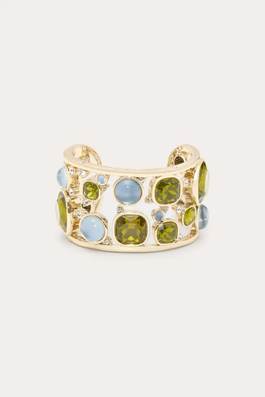 Lila Gemstone Cuff made by Ramy Brook