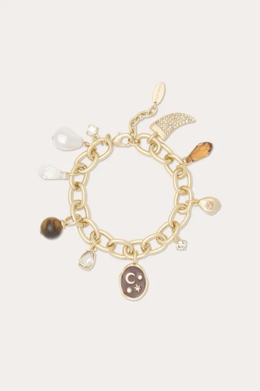 Aria Charm Link Bracelet made by Ramy Brook