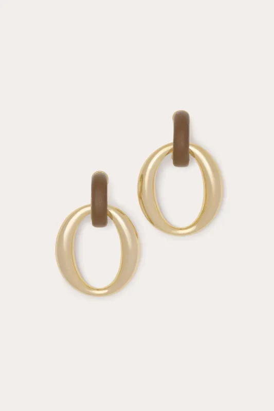 Elle Combo Hoop Earrings made by Ramy Brook
