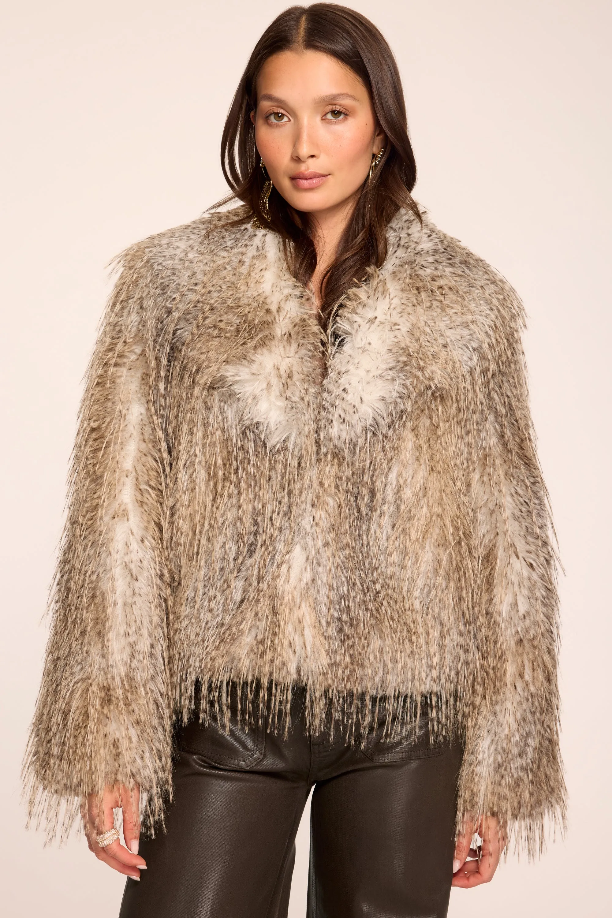 Lacey Faux Fur Jacket sold by Ramy Brook