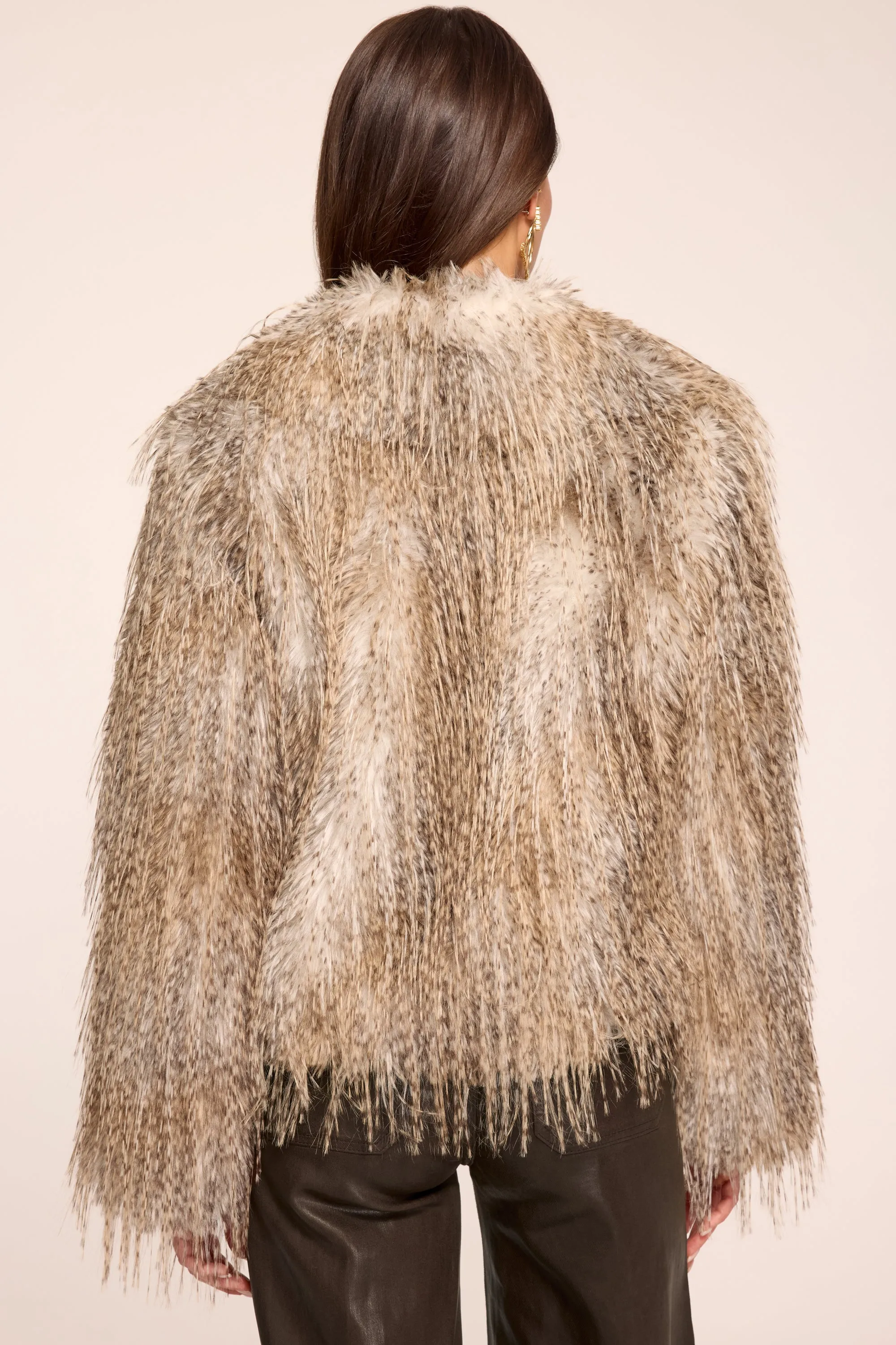 Lacey Faux Fur Jacket sold by Ramy Brook product image thumbnail 4
