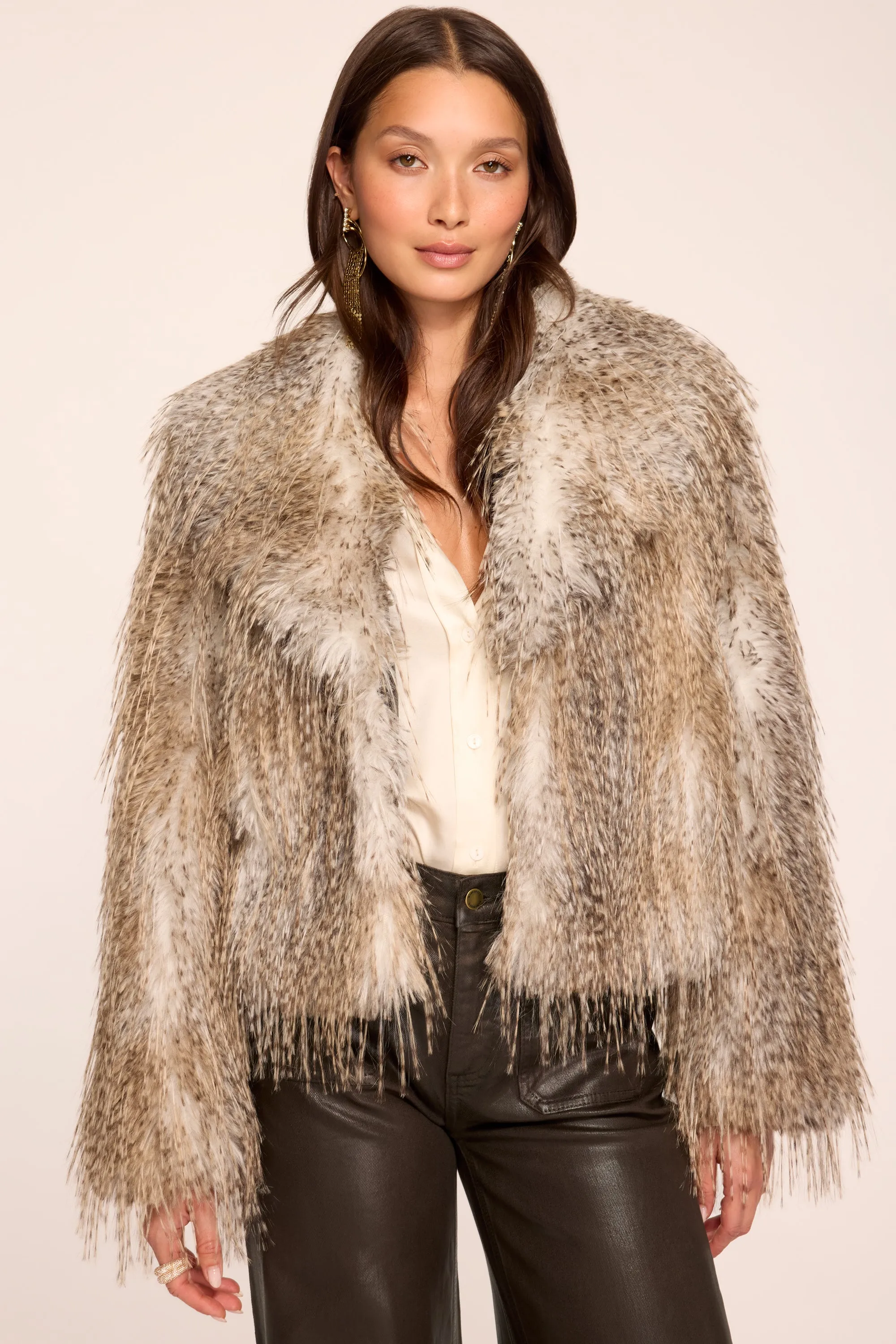 Lacey Faux Fur Jacket sold by Ramy Brook product image thumbnail 2