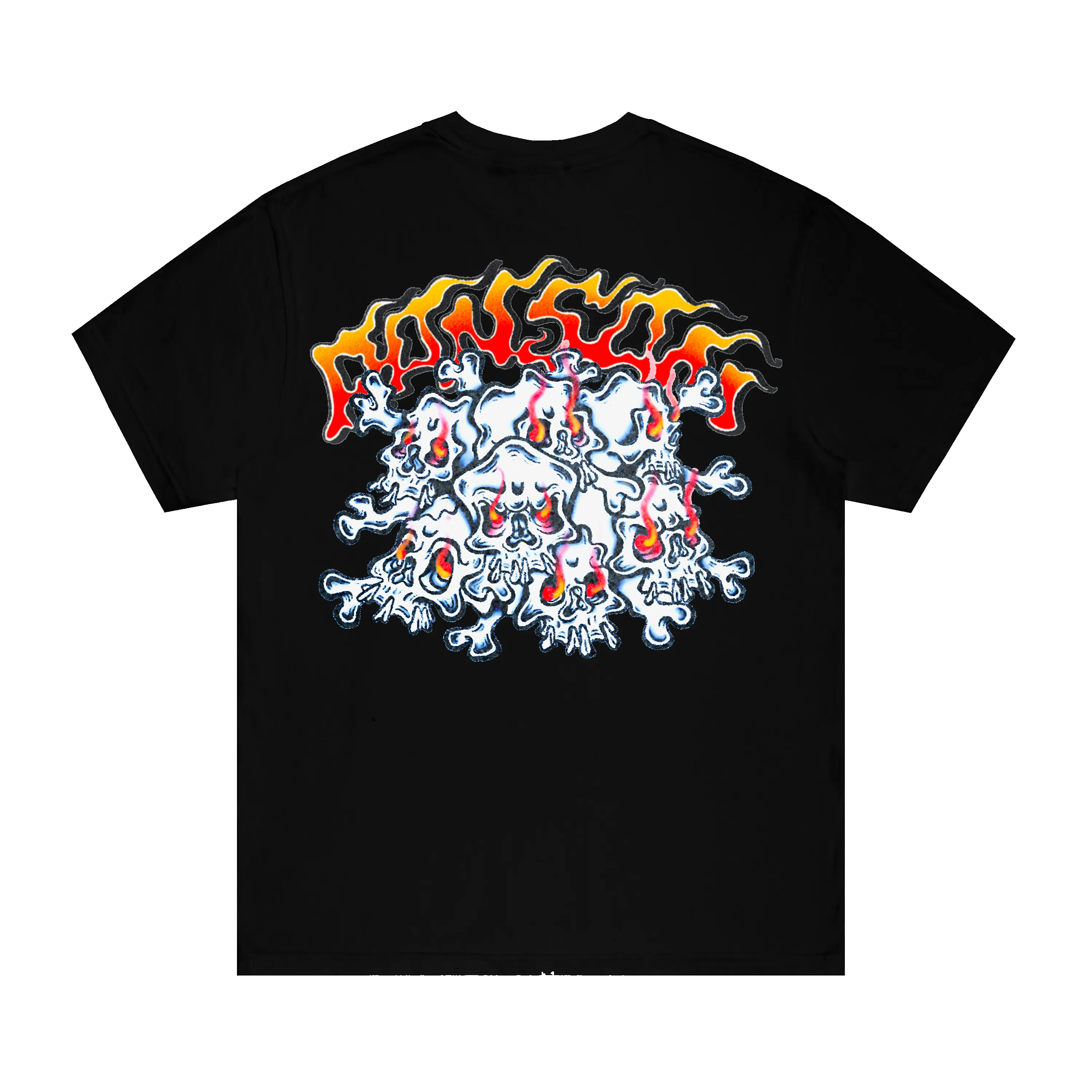 PILE OF SKULLS TEE (BLACK) sold by Ransom product image thumbnail 2