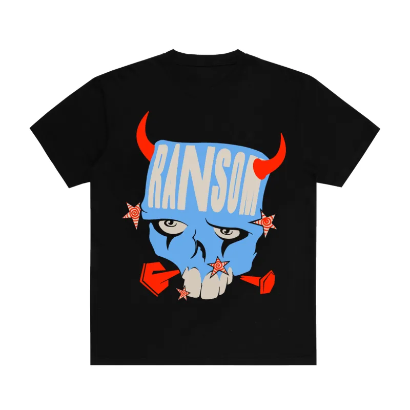 BULL SKULL TEE (BLACK) sold by Ransom