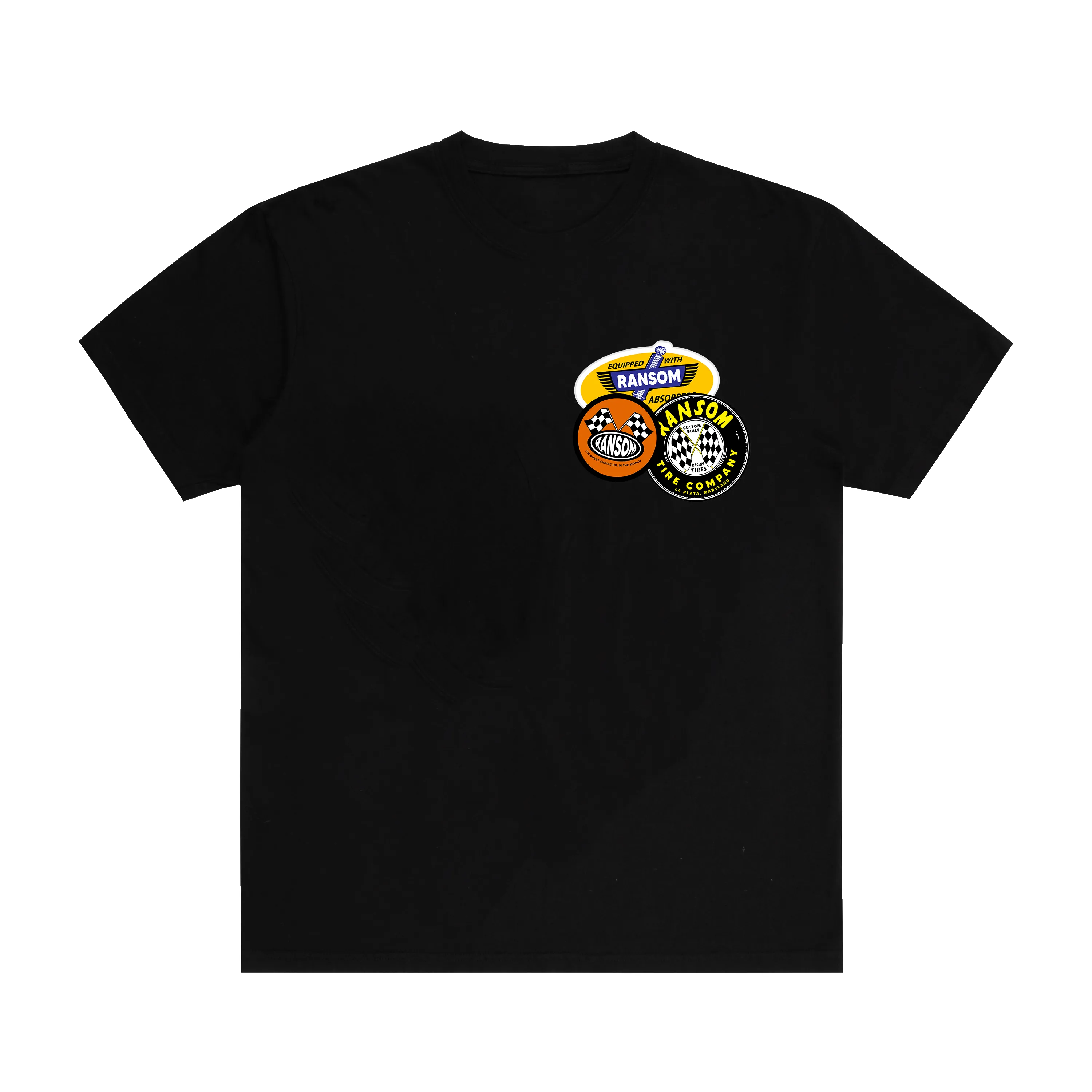 RACER TEE (BLACK) sold by Ransom