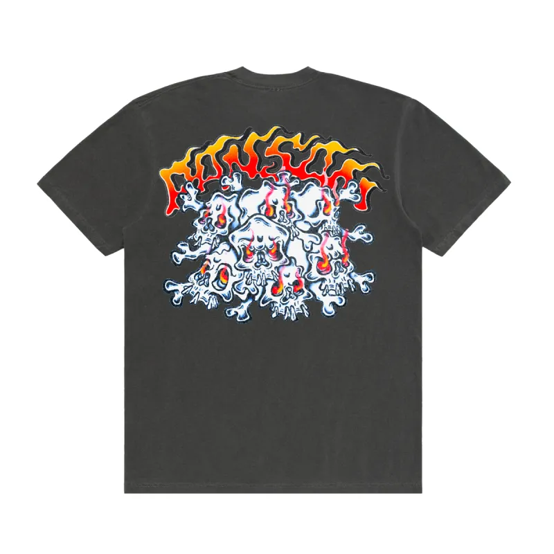 PILE OF SKULLS TEE (GREY) sold by Ransom
