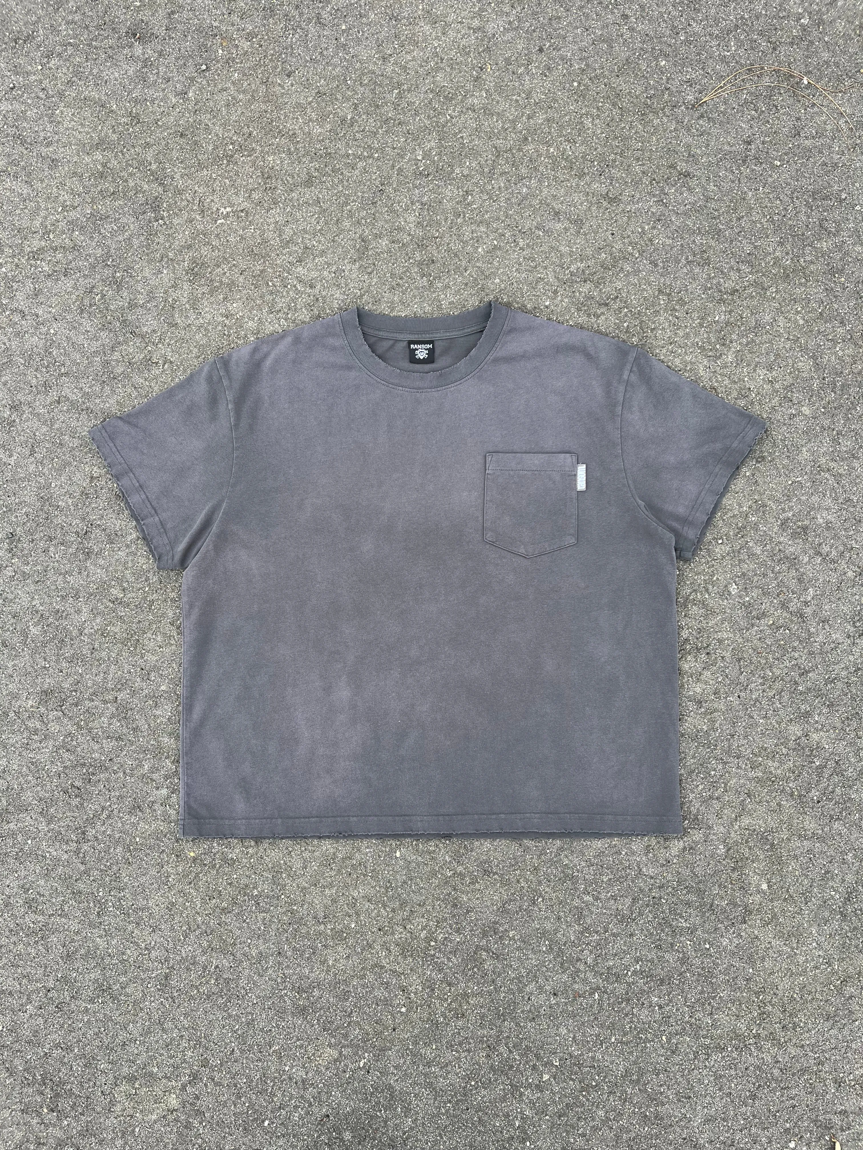 Pocket Tee (GREY) sold by Ransom product image thumbnail 3