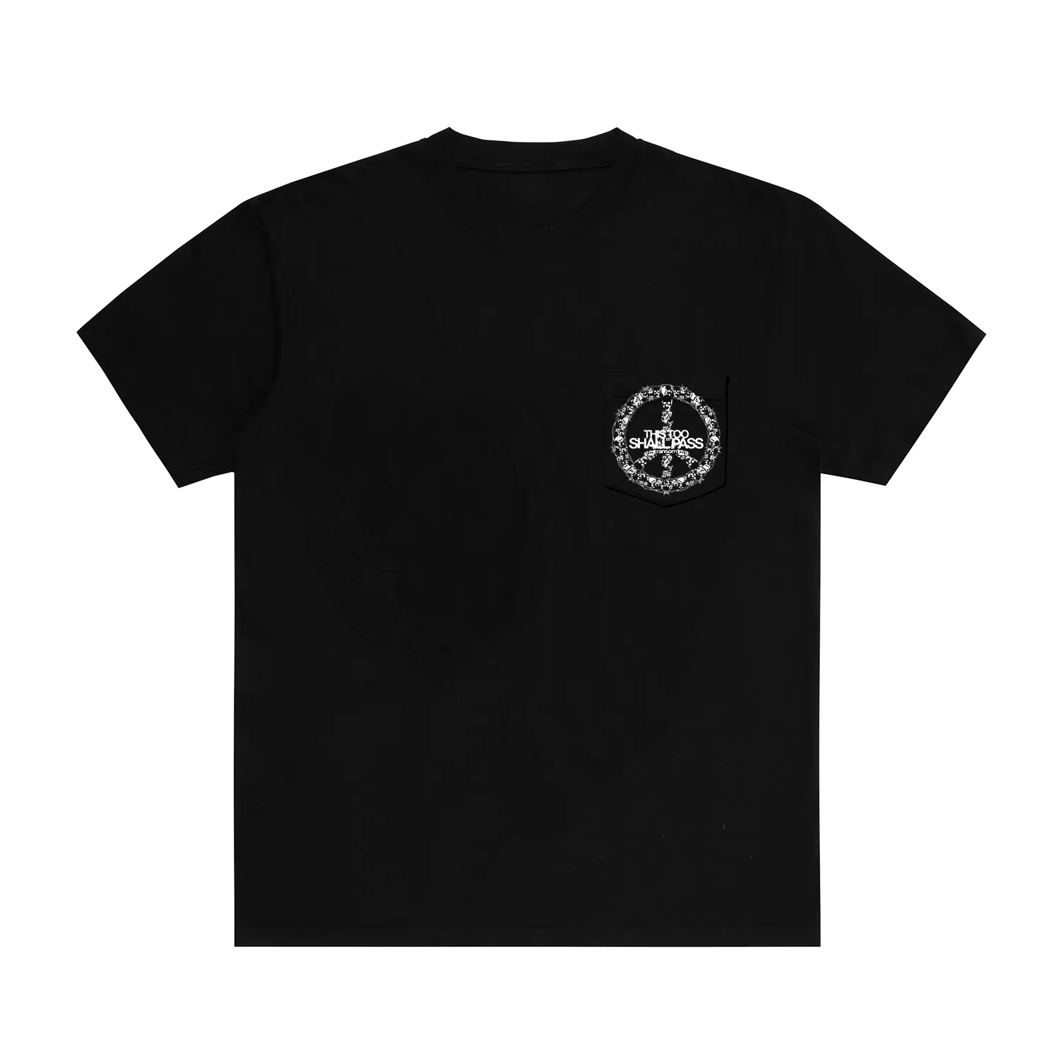 THIS TOO SHALL PASS TEE (BLACK) sold by Ransom
