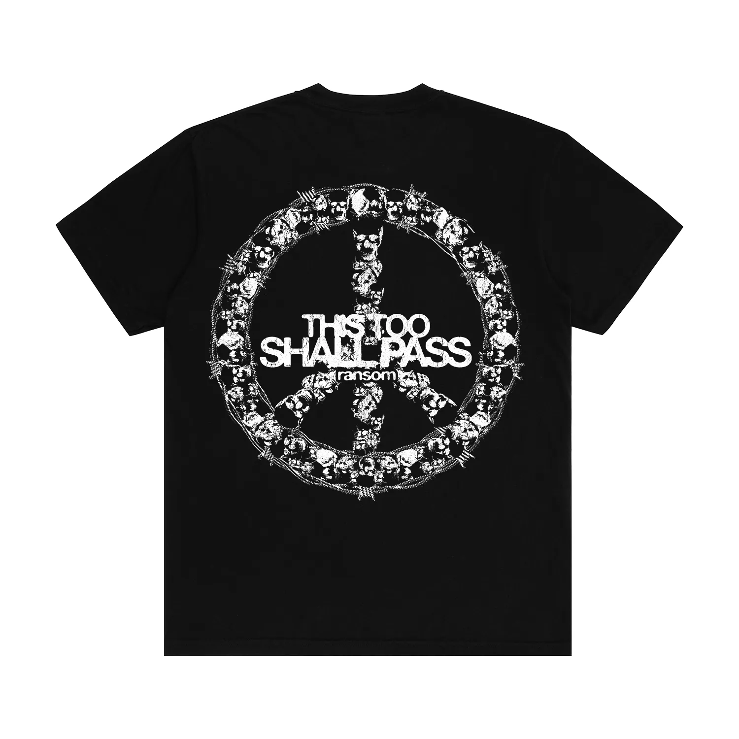 THIS TOO SHALL PASS TEE (BLACK) sold by Ransom product image thumbnail 2