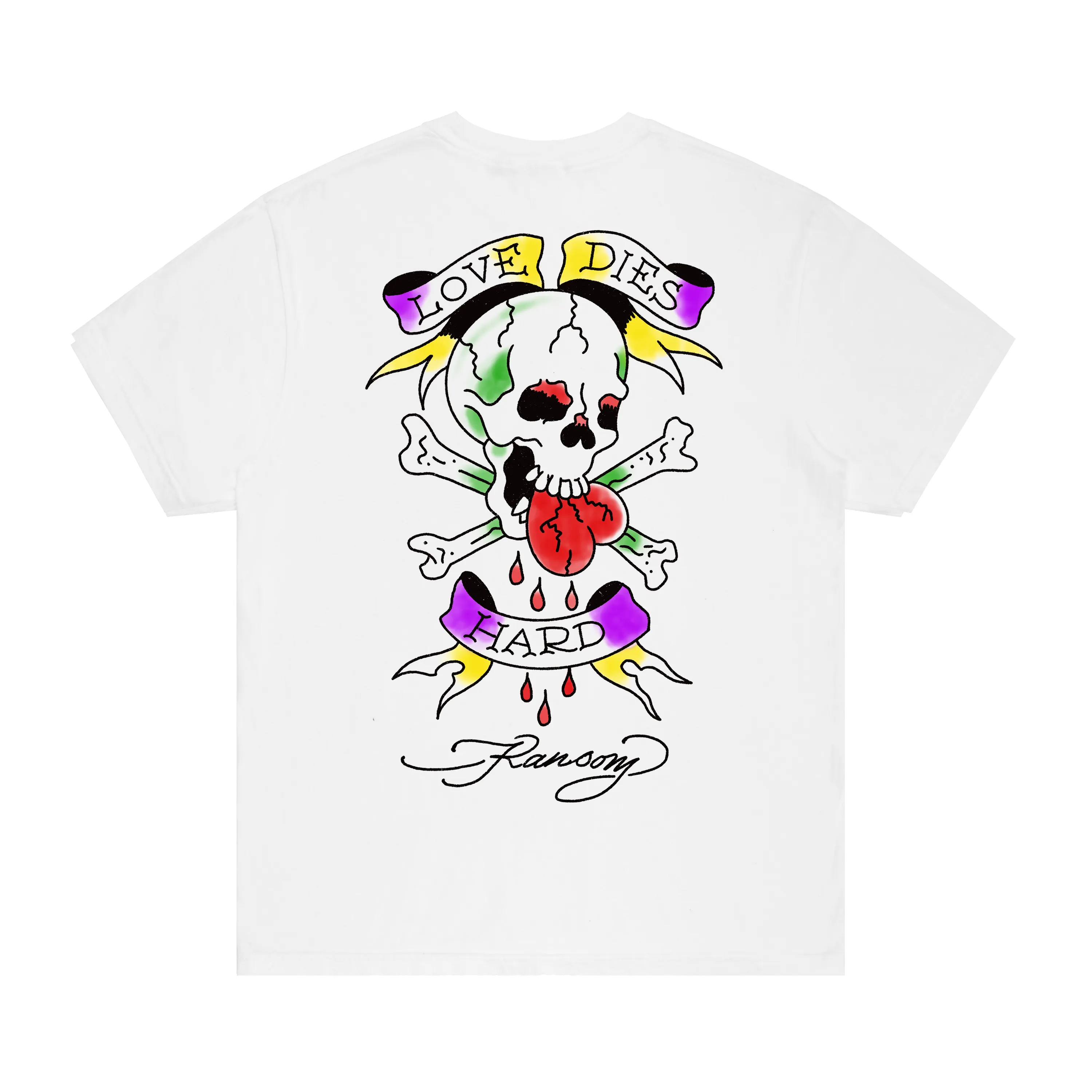 LOVE DIES HARD TEE sold by Ransom