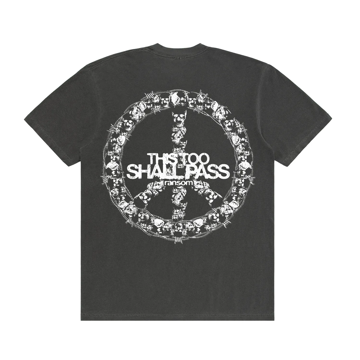 THIS TOO SHALL PASS TEE (GREY) sold by Ransom product image thumbnail 3
