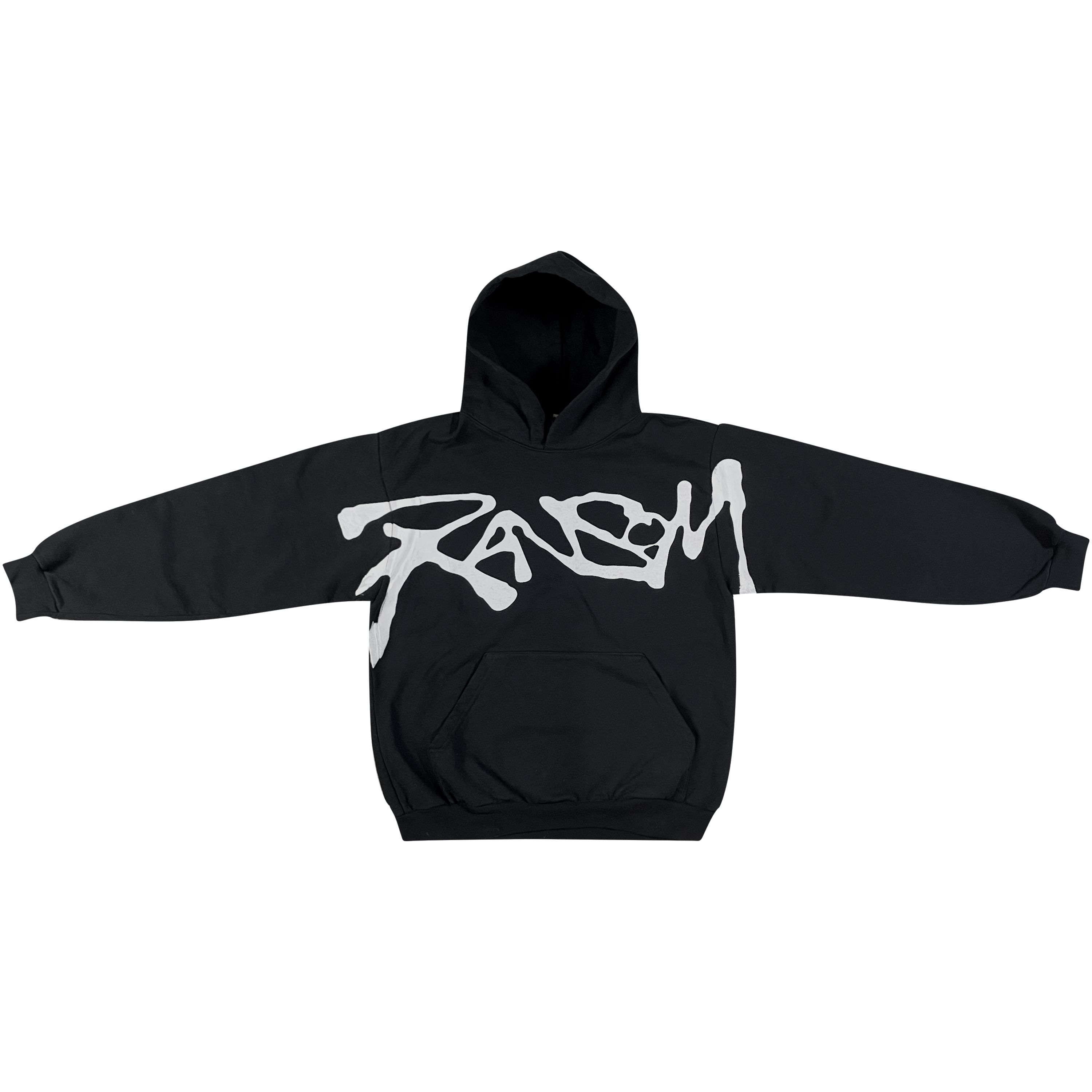 PUFF LOGO HOODIE (BLACK) sold by Ransom