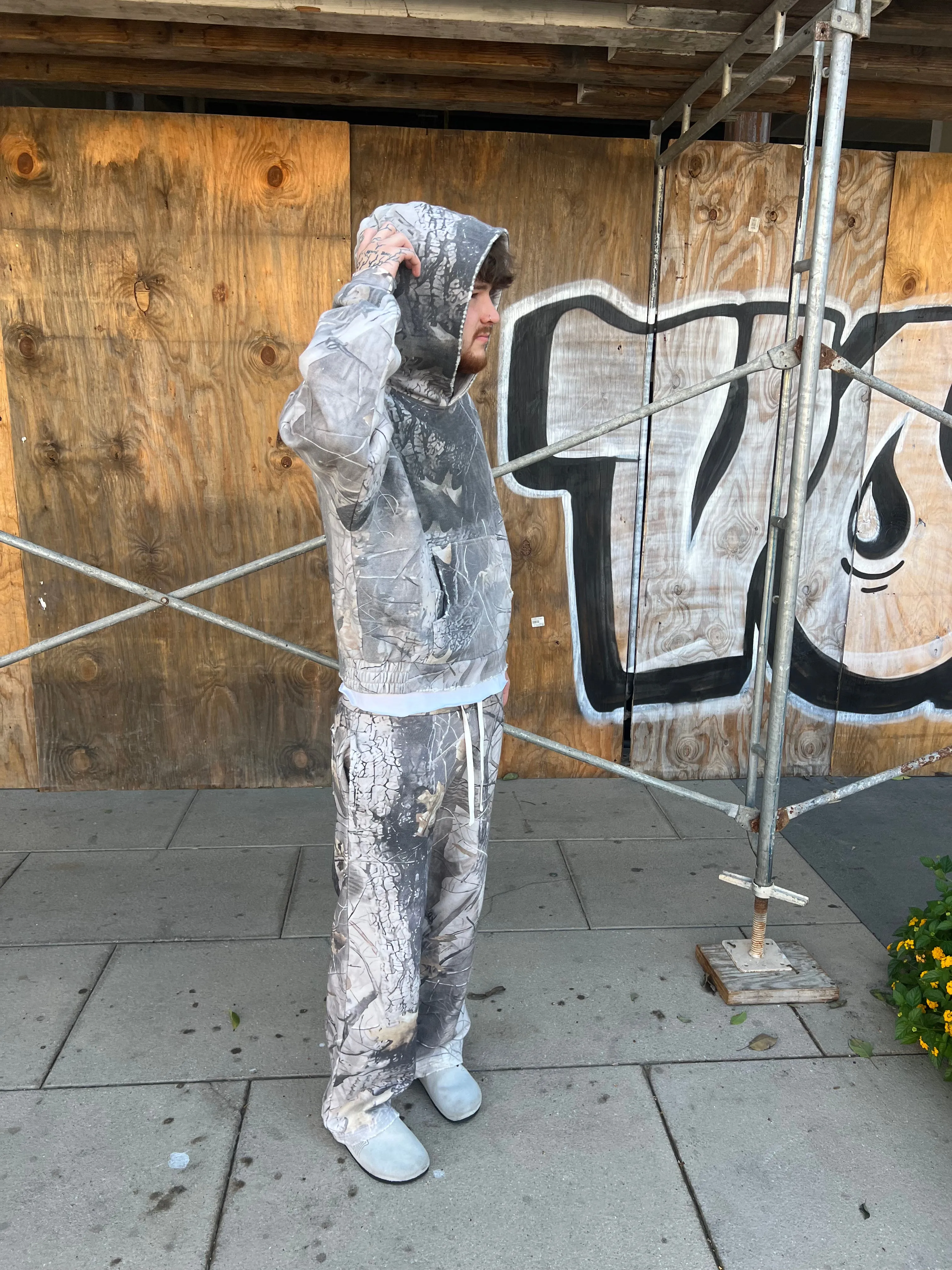 CAMO HOODIE sold by Ransom product image thumbnail 4