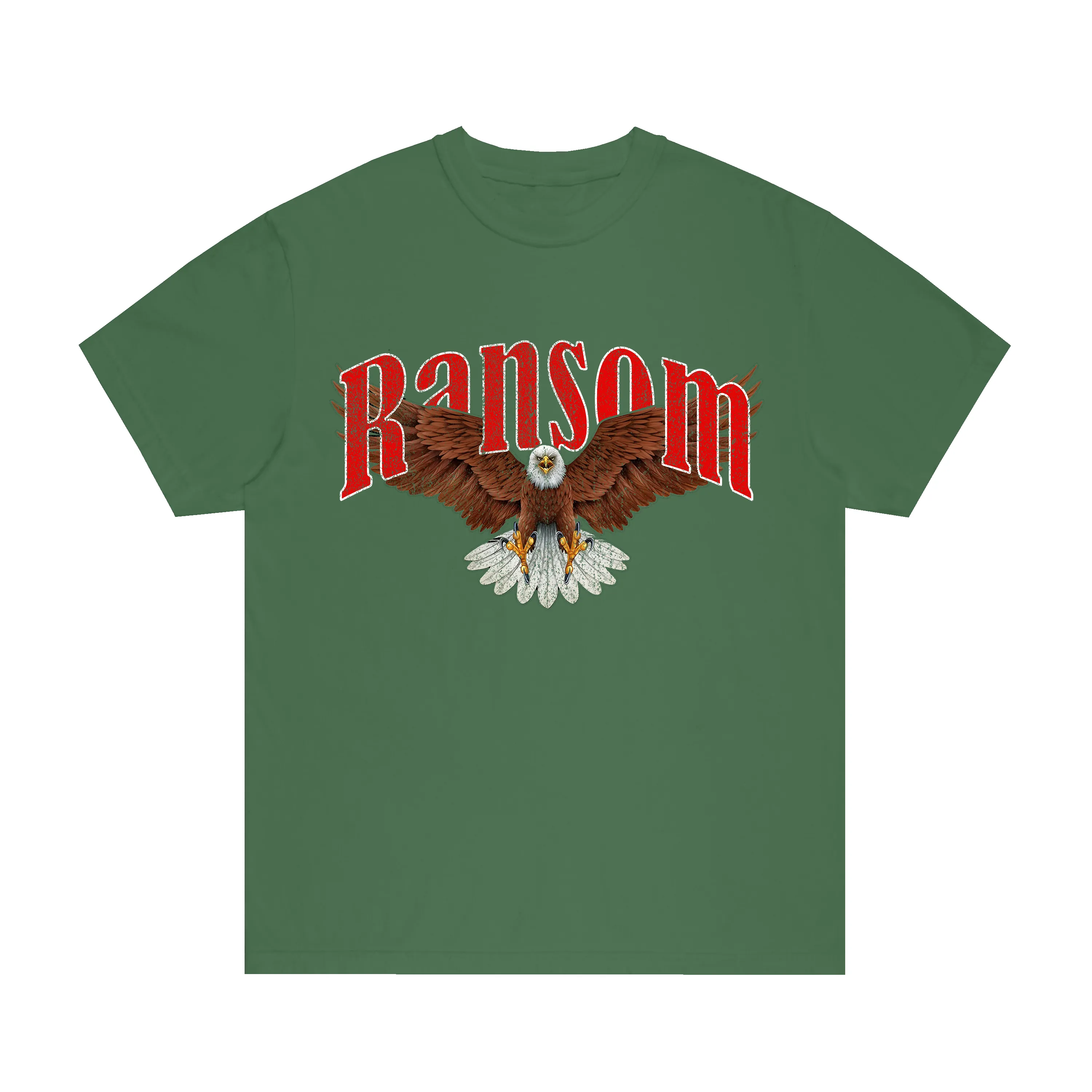 SCREAMIN EAGLE TEE (GREEN) sold by Ransom
