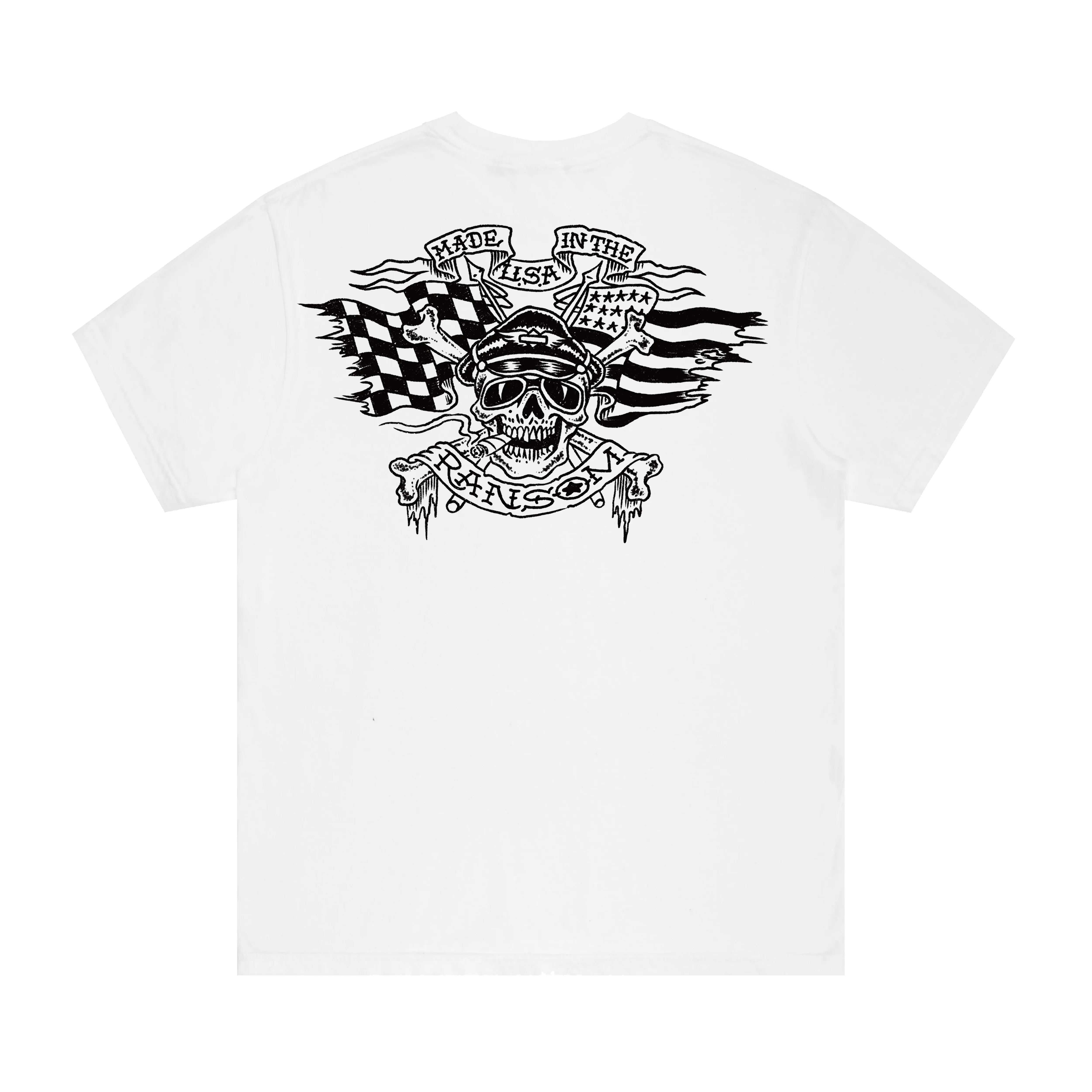 $13 TEE (WHITE) sold by Ransom product image thumbnail 2
