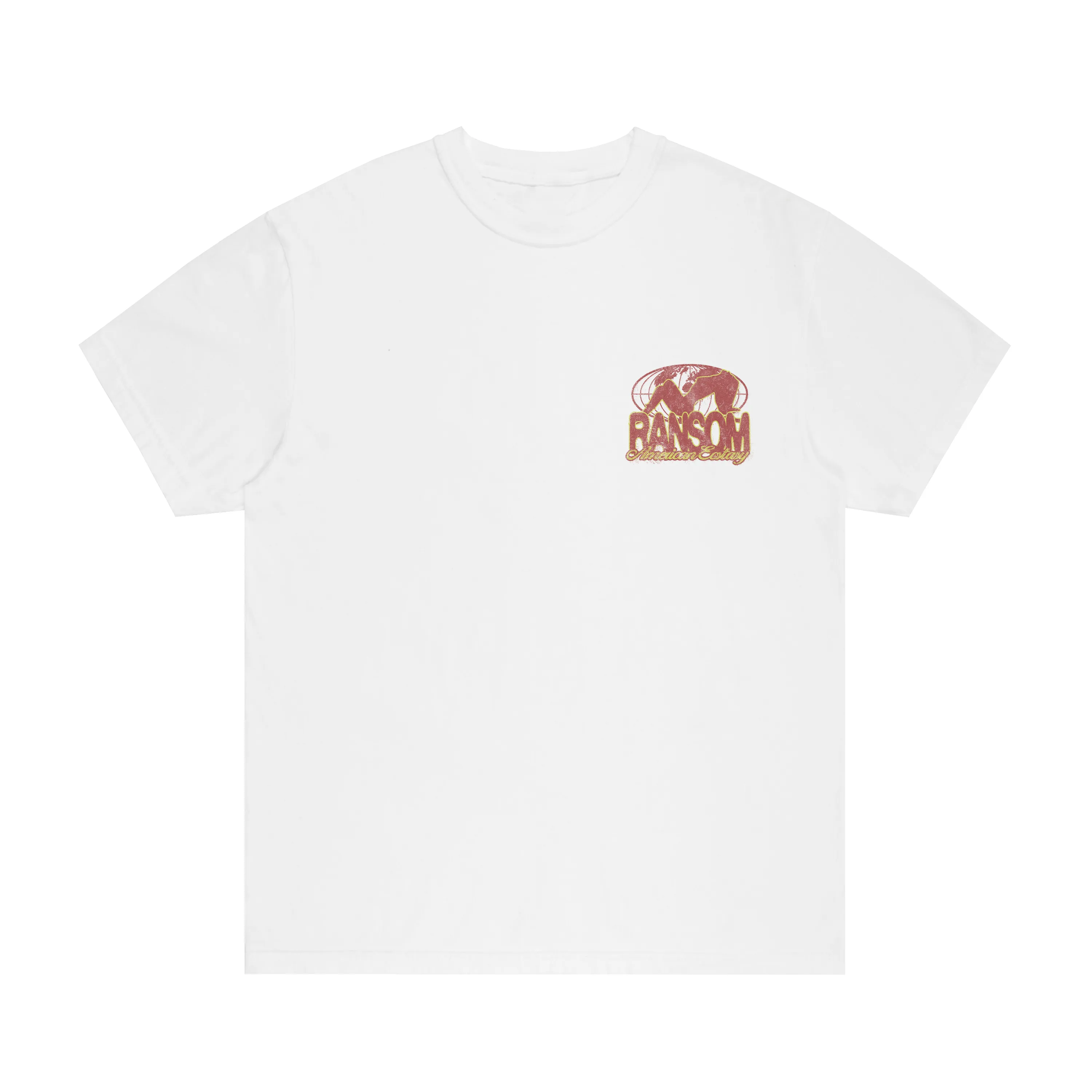 AMERICAN ECSTACY TEE (WHITE) sold by Ransom product image thumbnail 2
