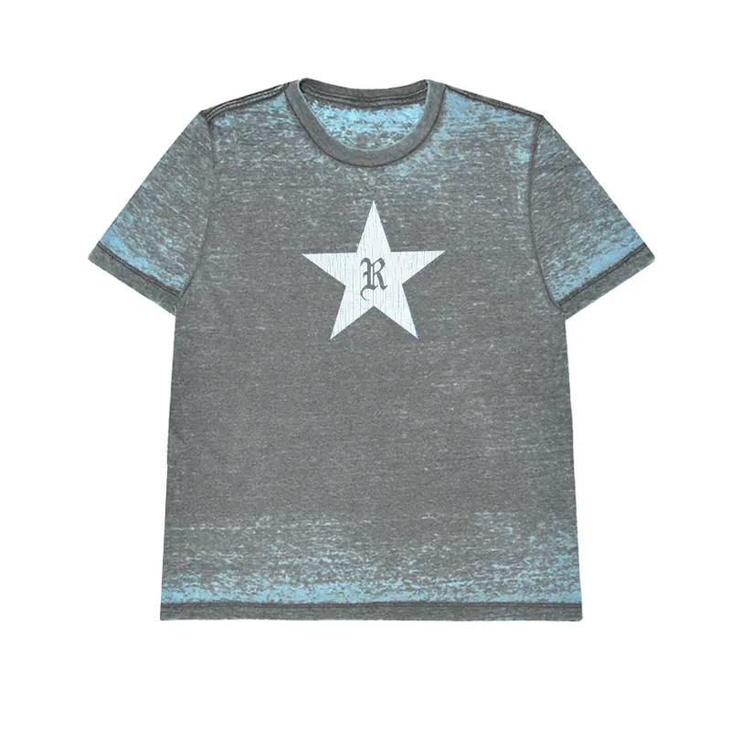 MILITARY STAR TEE (BLUE) sold by Ransom