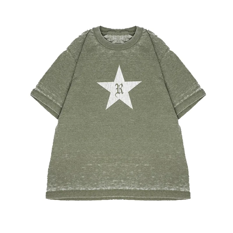 MILITARY STAR TEE (GREEN) sold by Ransom