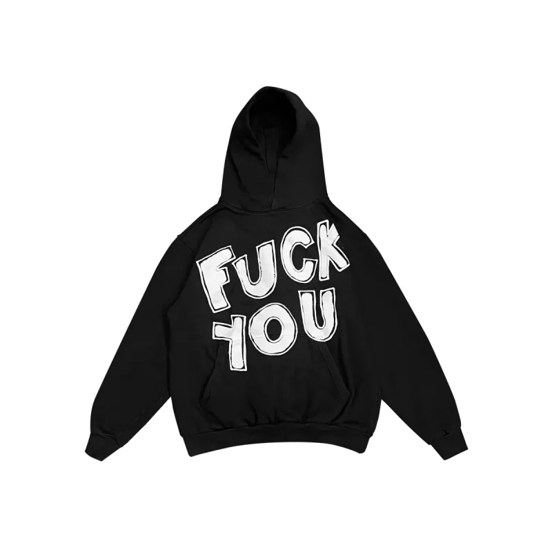 FUCK YOU HOODIE BLACK sold by Ransom