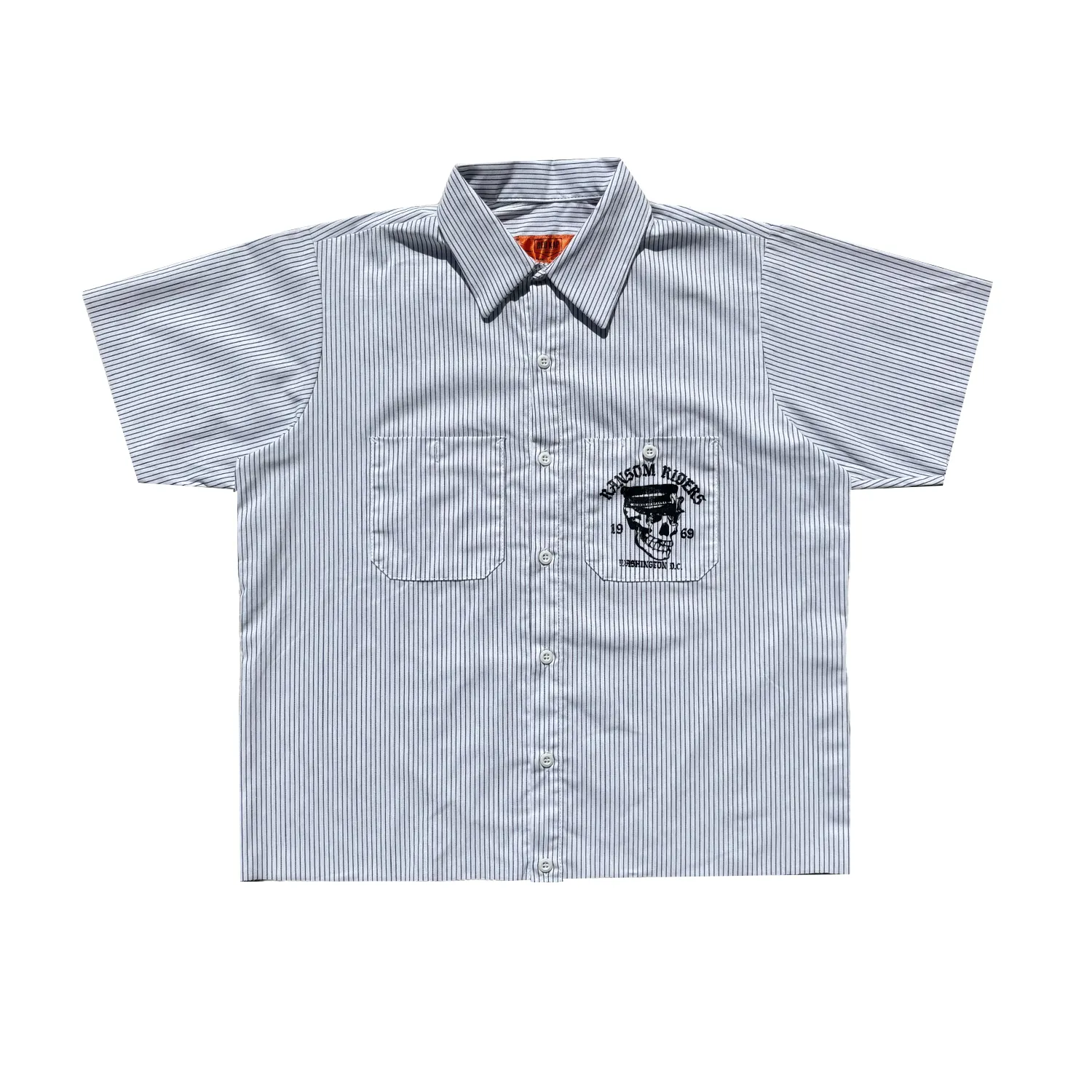 STRIPED BUTTON UP sold by Ransom product image thumbnail 2