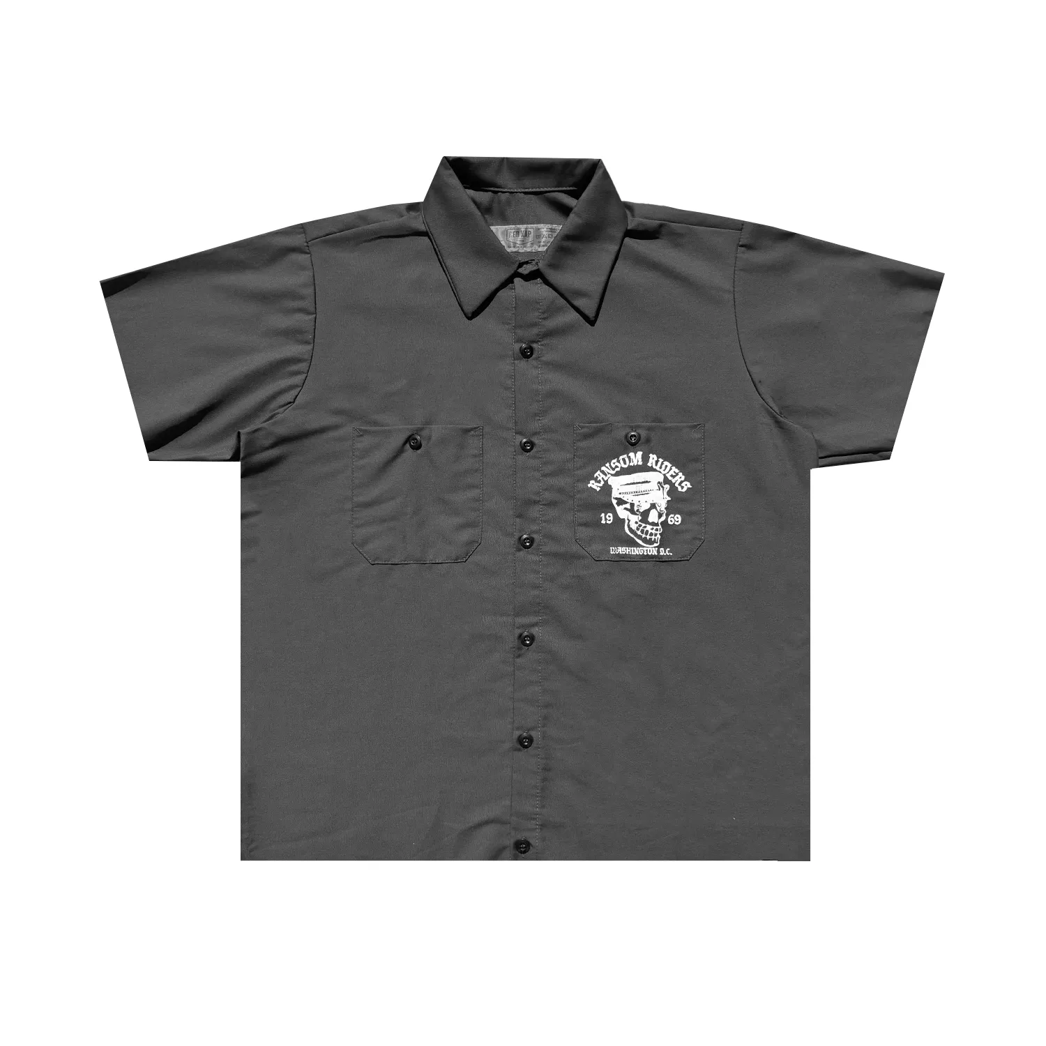 BLACK BUTTON UP sold by Ransom product image thumbnail 2
