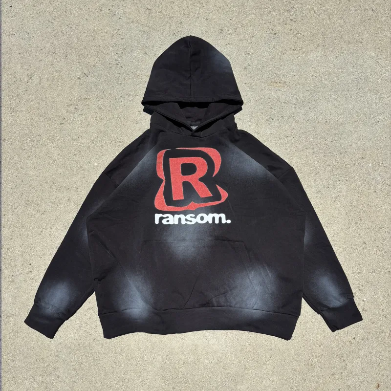 LOGO HOODIE (RED) sold by Ransom