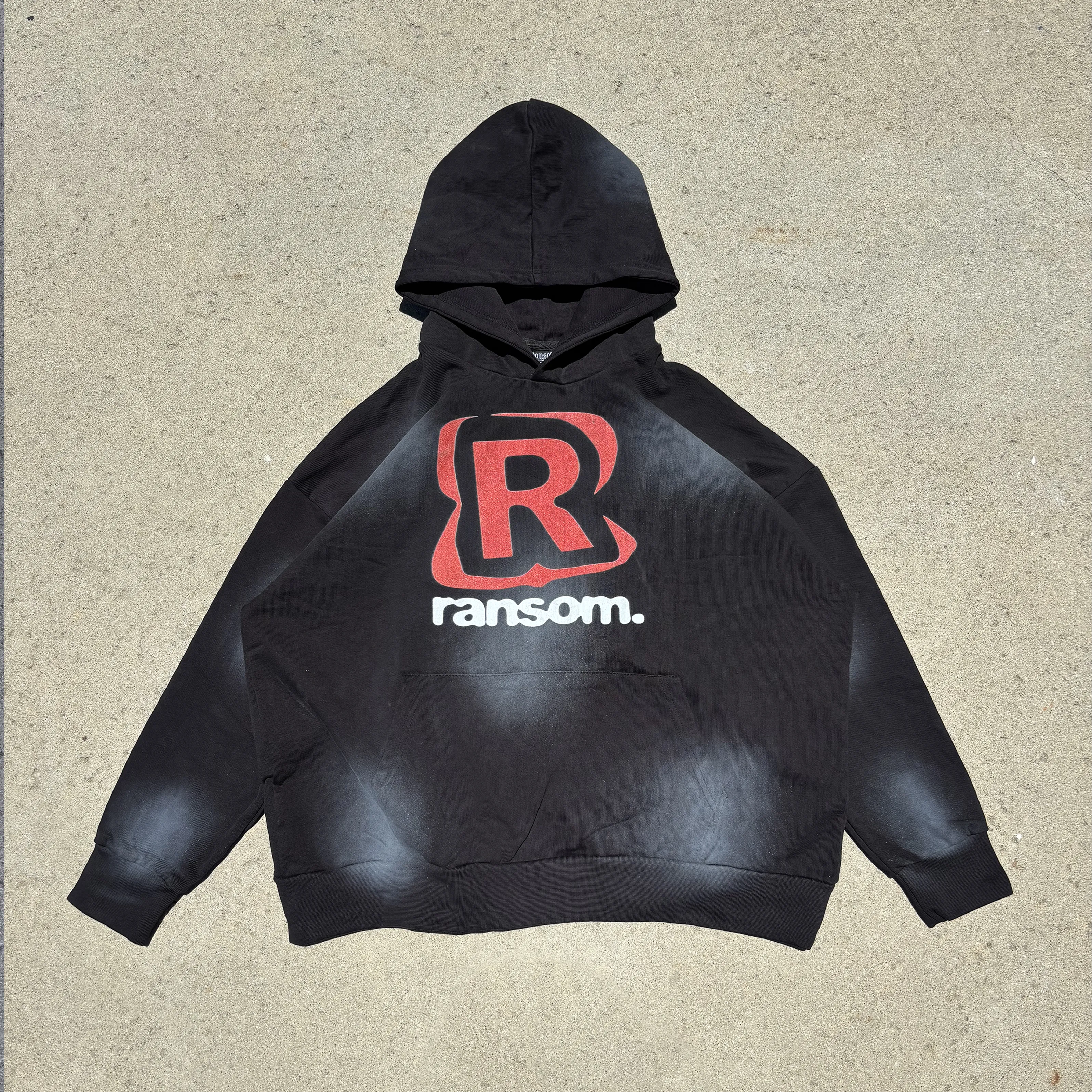 LOGO HOODIE (RED) sold by Ransom
