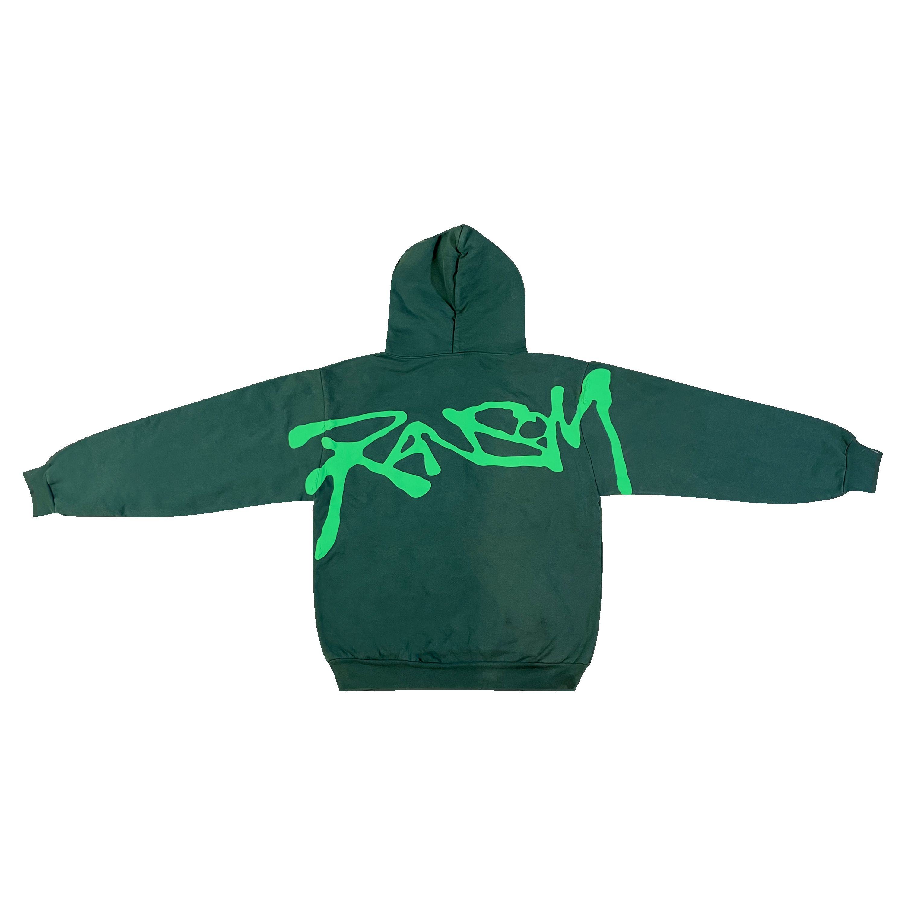 LOGO HOODIE (GREEN) sold by Ransom product image thumbnail 2