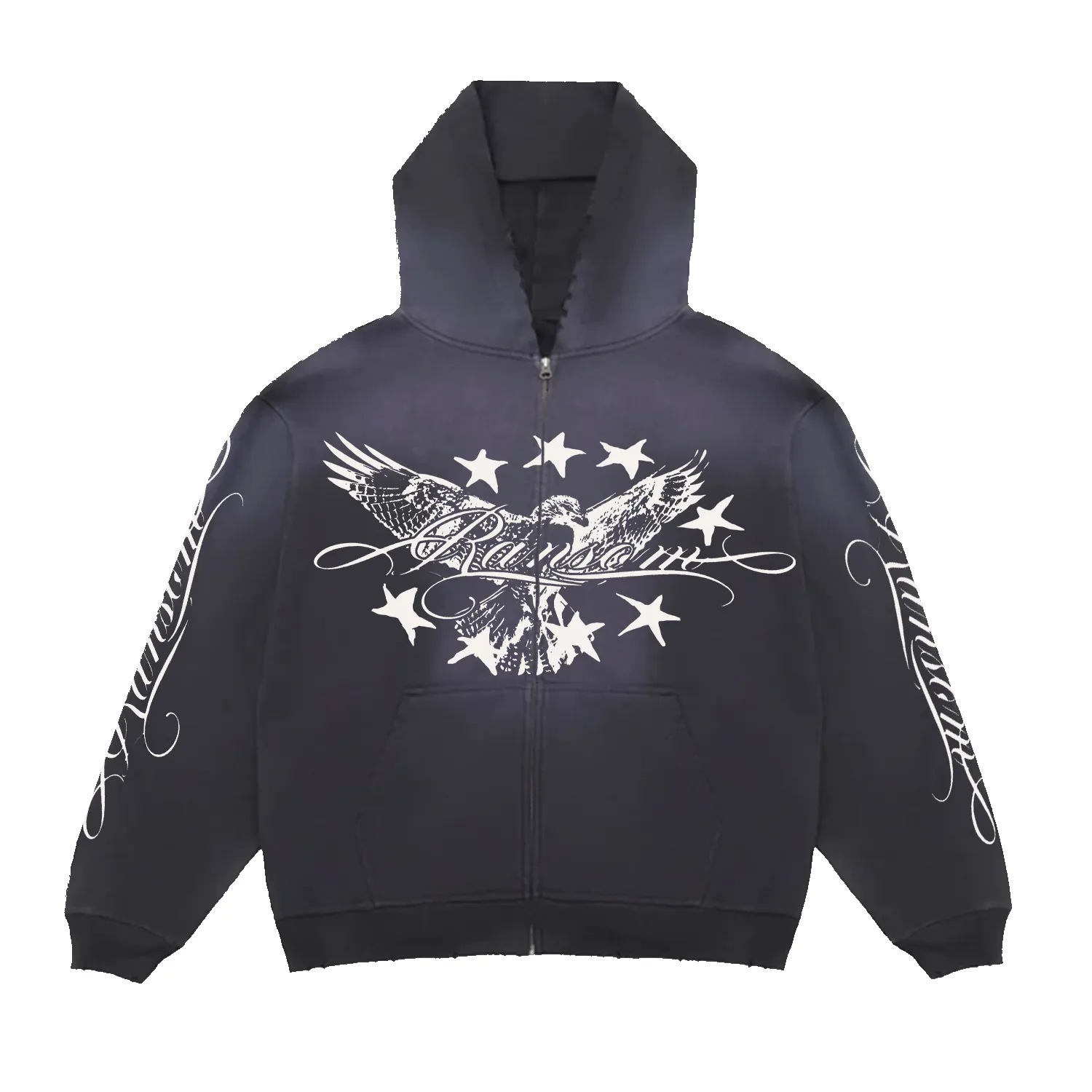 BIRD ZIP UP (FADED BLACK) sold by Ransom