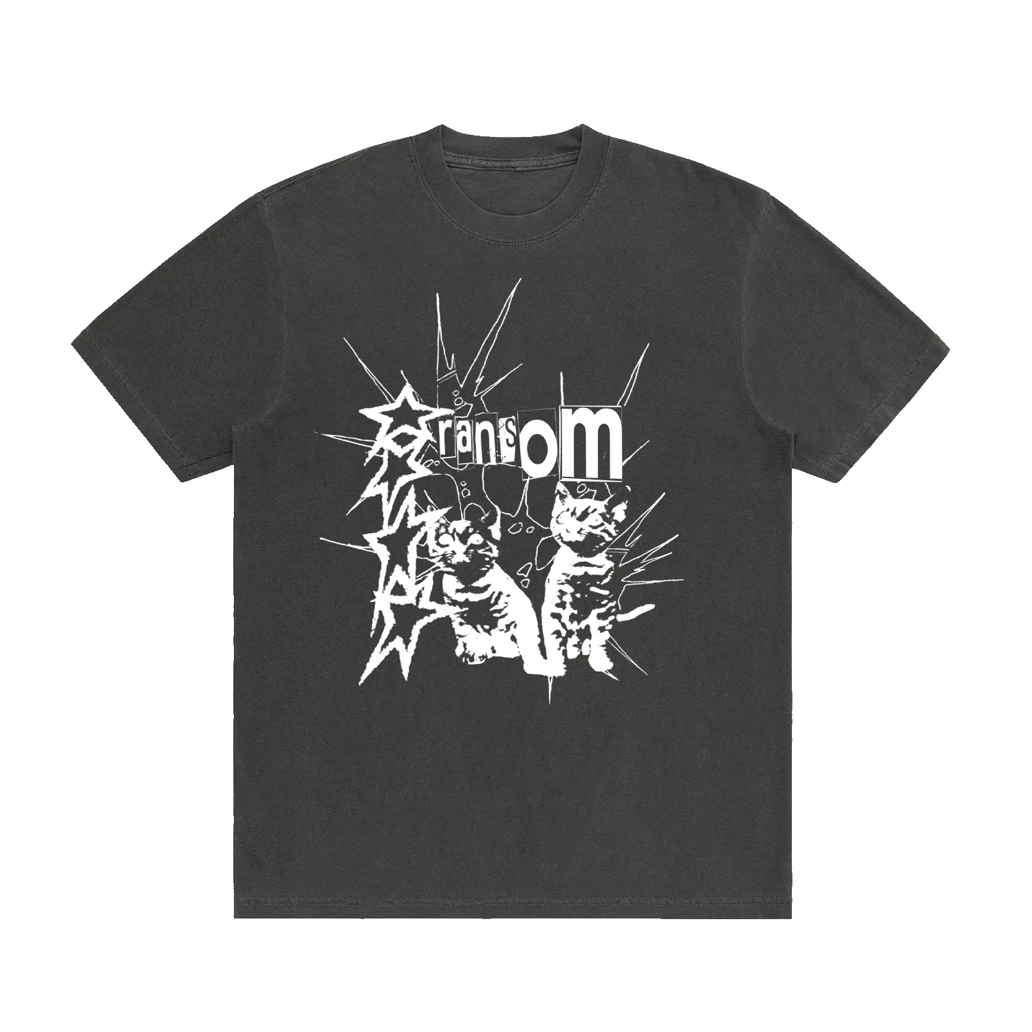 KITTIE TEE (GREY) sold by Ransom