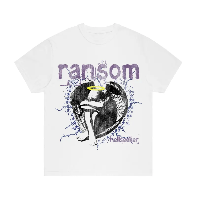 HELLSEEKER TEE (WHITE) sold by Ransom