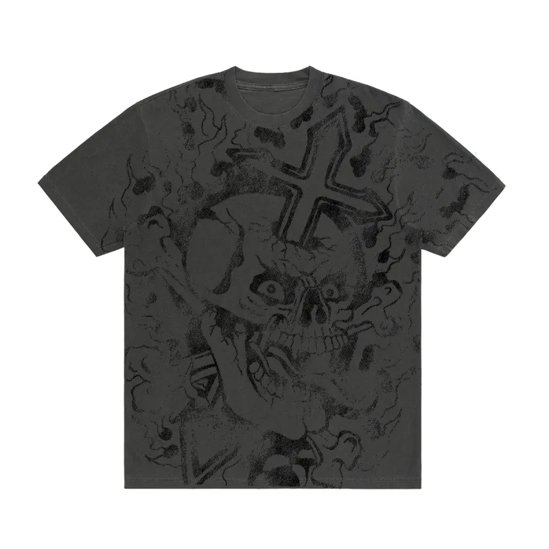 JUMBO SKULL TEE (BLACK) sold by Ransom