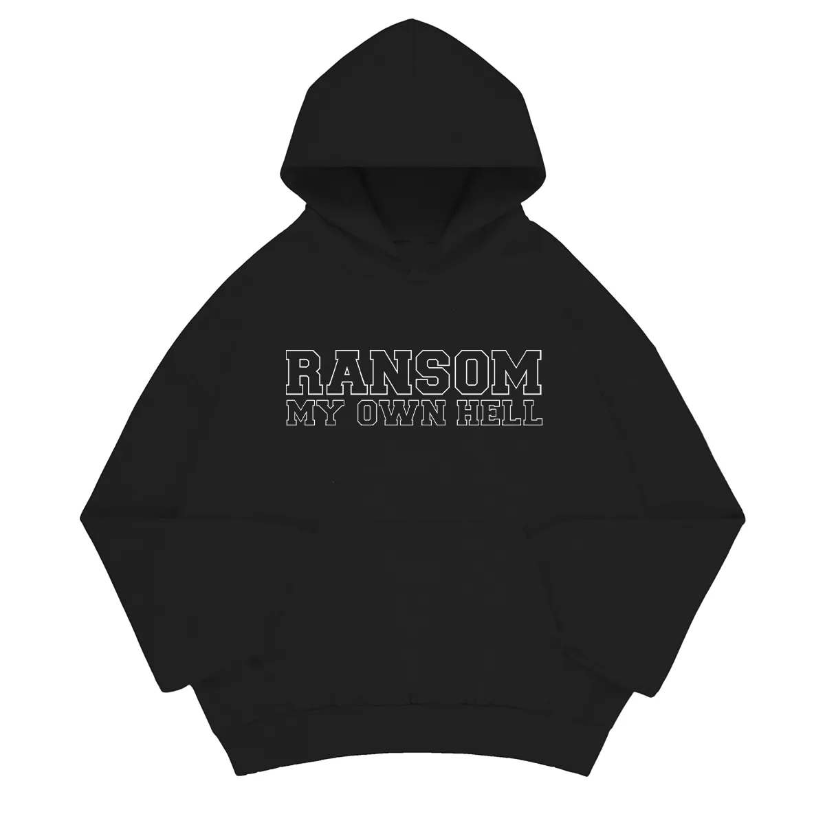 MY OWN HELL HOODIE (BLACK) sold by Ransom product image thumbnail 2