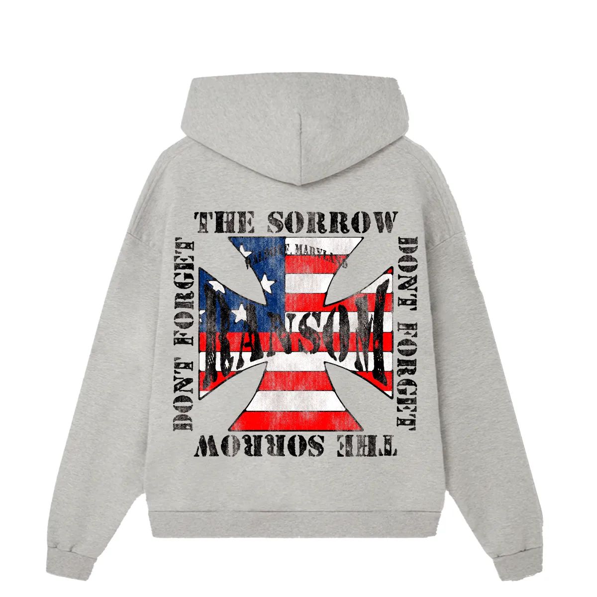 SORROW HOODIE (HEATHER GREY) sold by Ransom