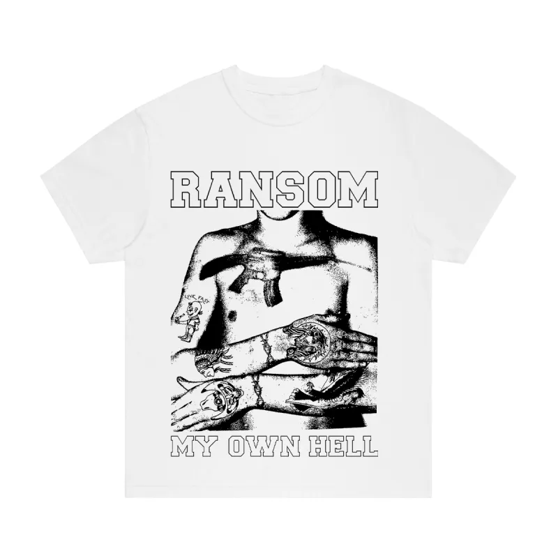 MY OWN HELL TEE (WHITE) sold by Ransom
