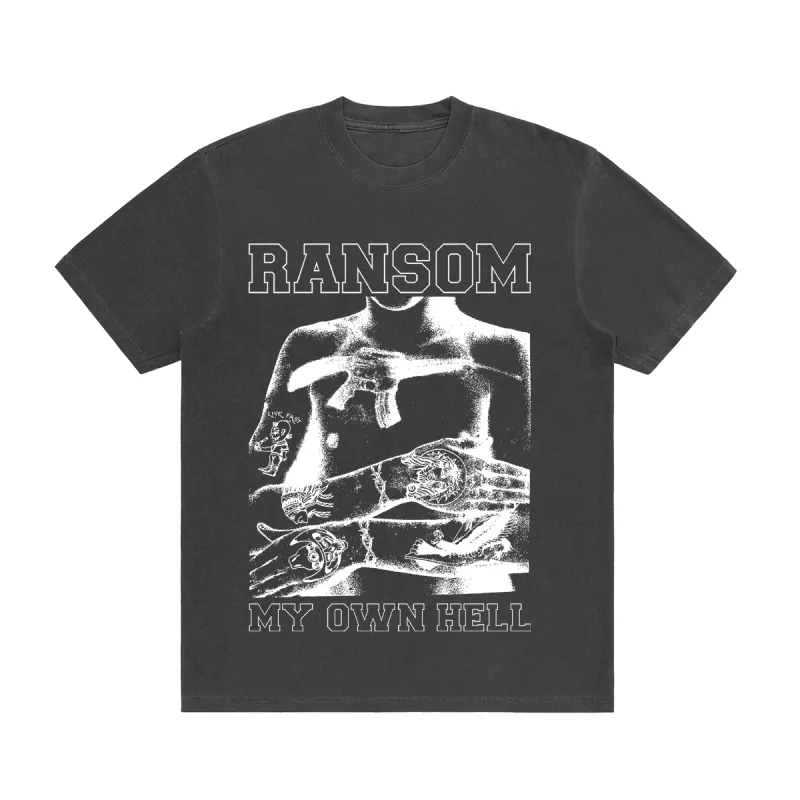 MY OWN HELL TEE (GREY) sold by Ransom