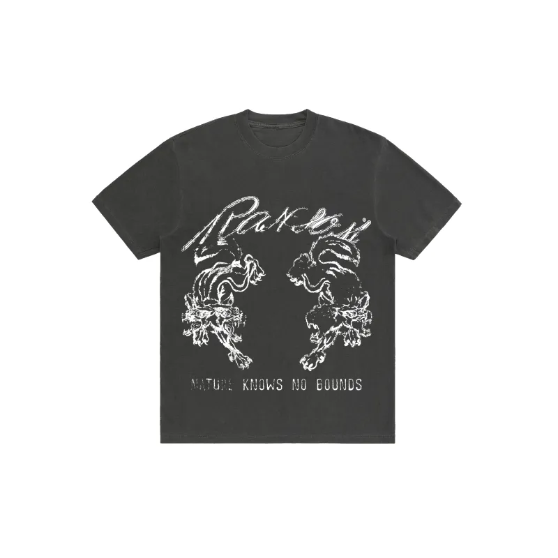 TWO HEADED TEE (GREY) made by Ransom