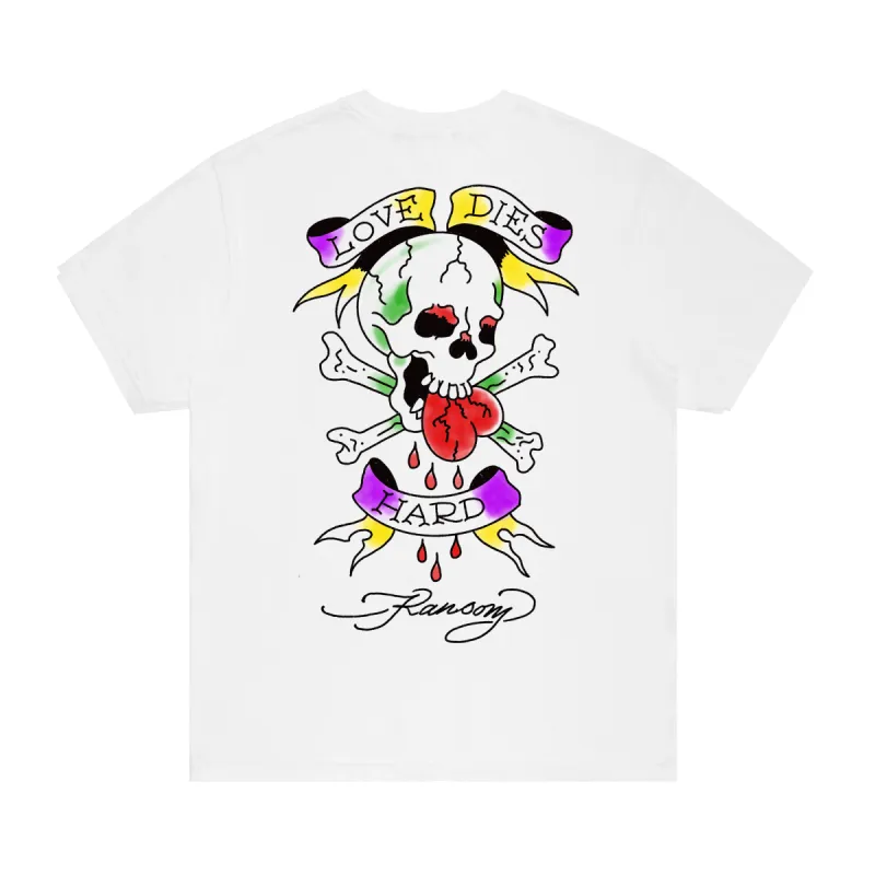 LOVE DIES HARD TEE sold by Ransom