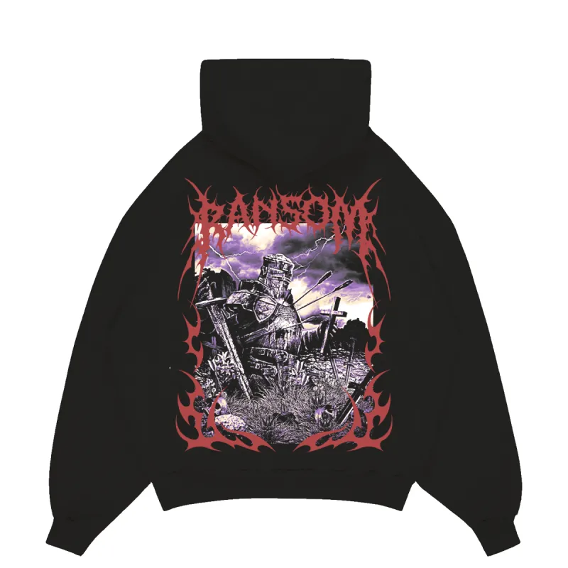 KNIGHT HOODIE (BLACK) sold by Ransom