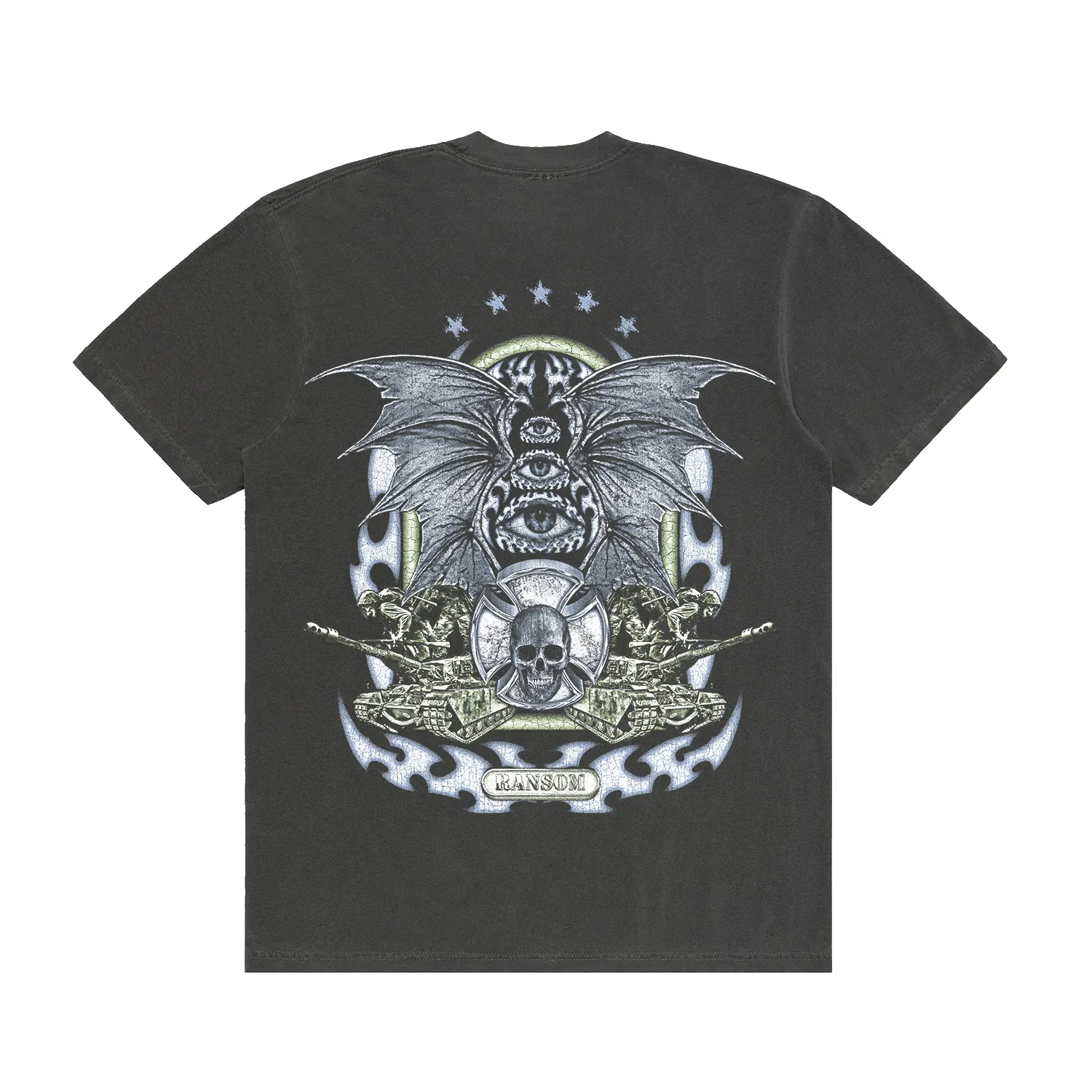 ARMY TEE (GREY) sold by Ransom product image thumbnail 2