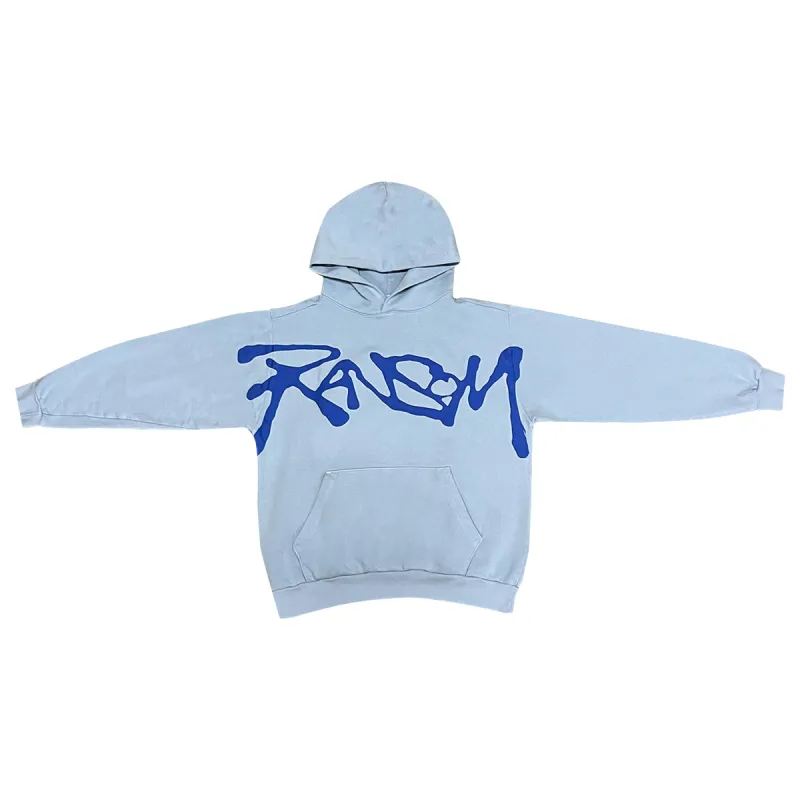PUFF LOGO HOODIE (BLUE) sold by Ransom