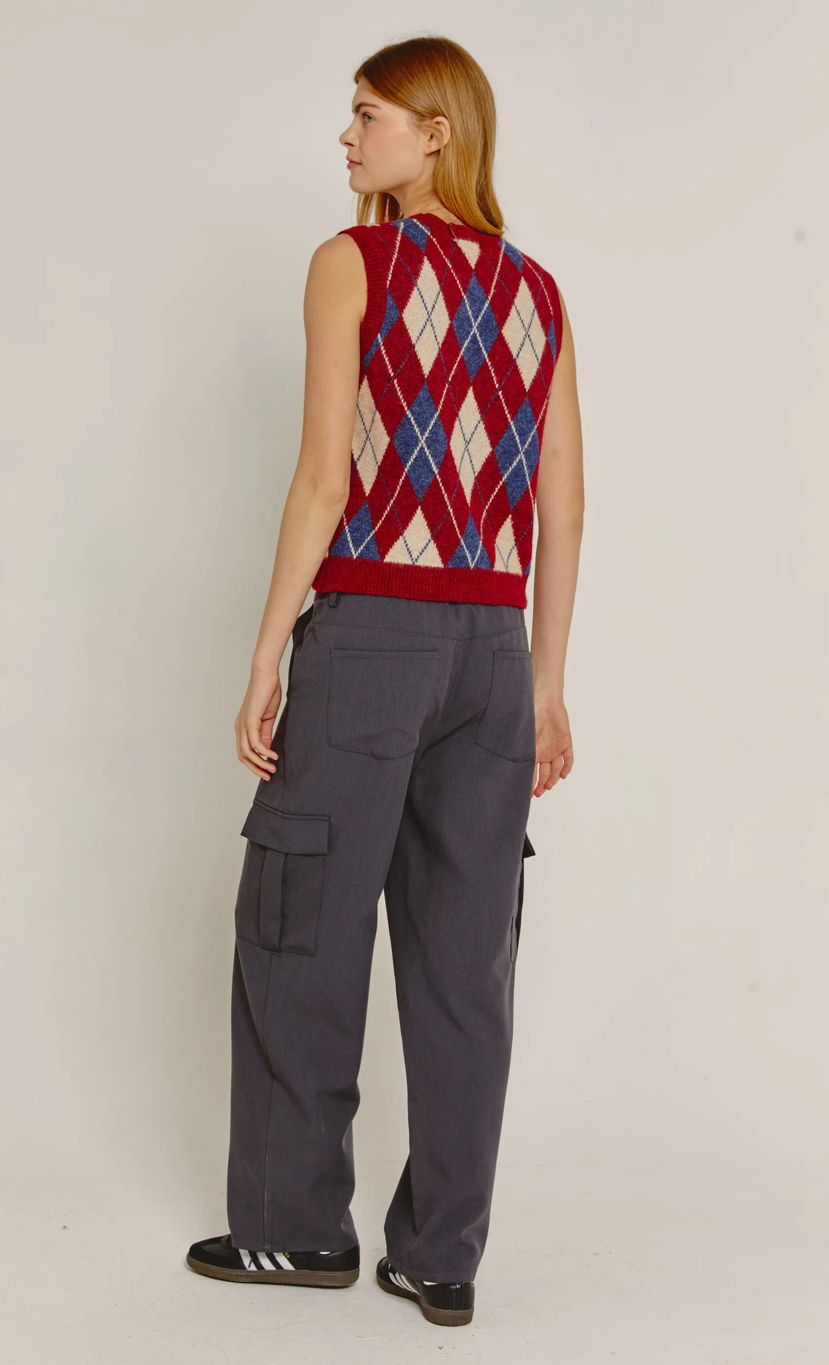 Charcoal Tailored Cargo Trousers sold by Rare London product image thumbnail 2