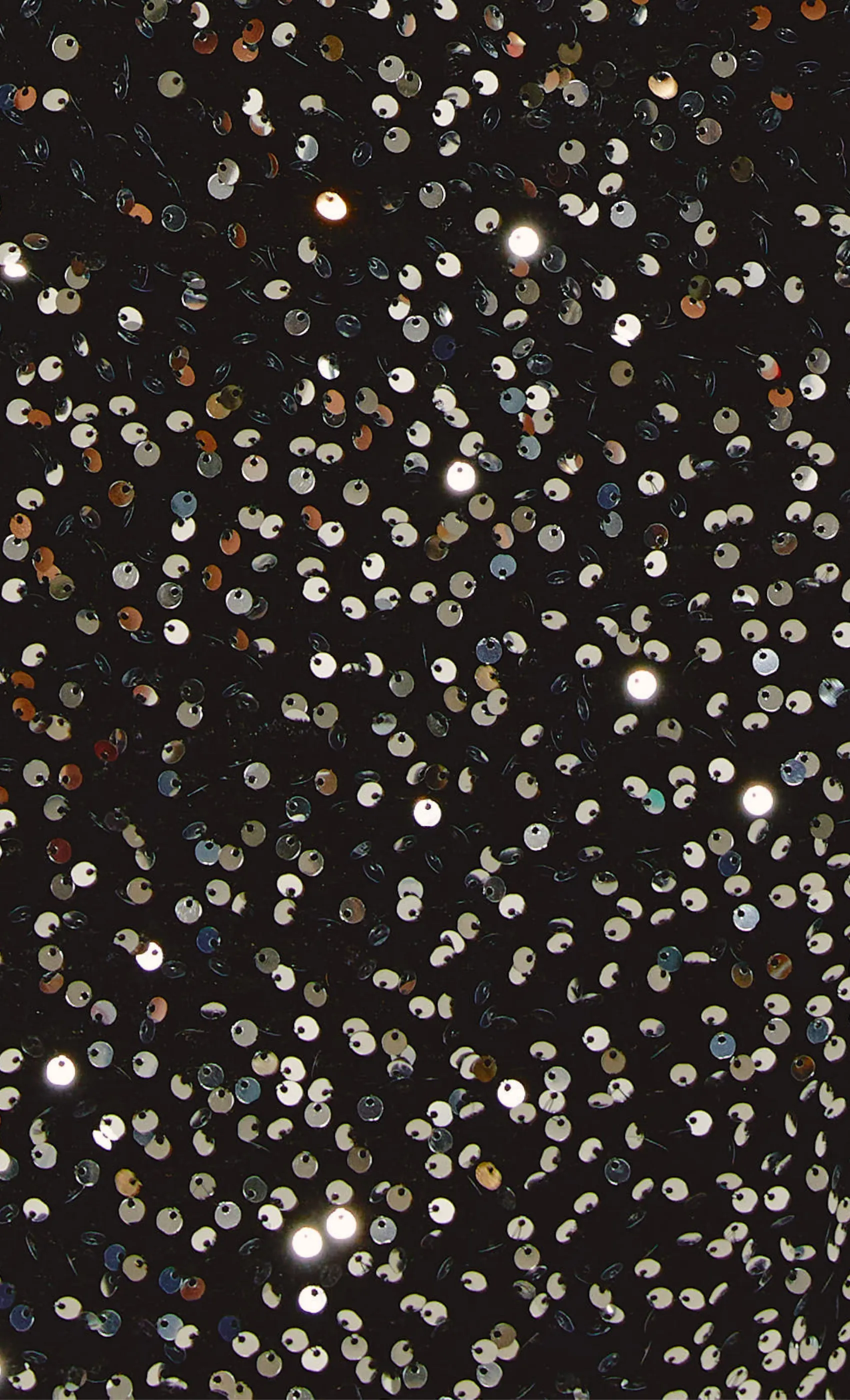 Black & Silver Sequin Corset Velvet Midaxi Dress sold by Rare London product image thumbnail 4