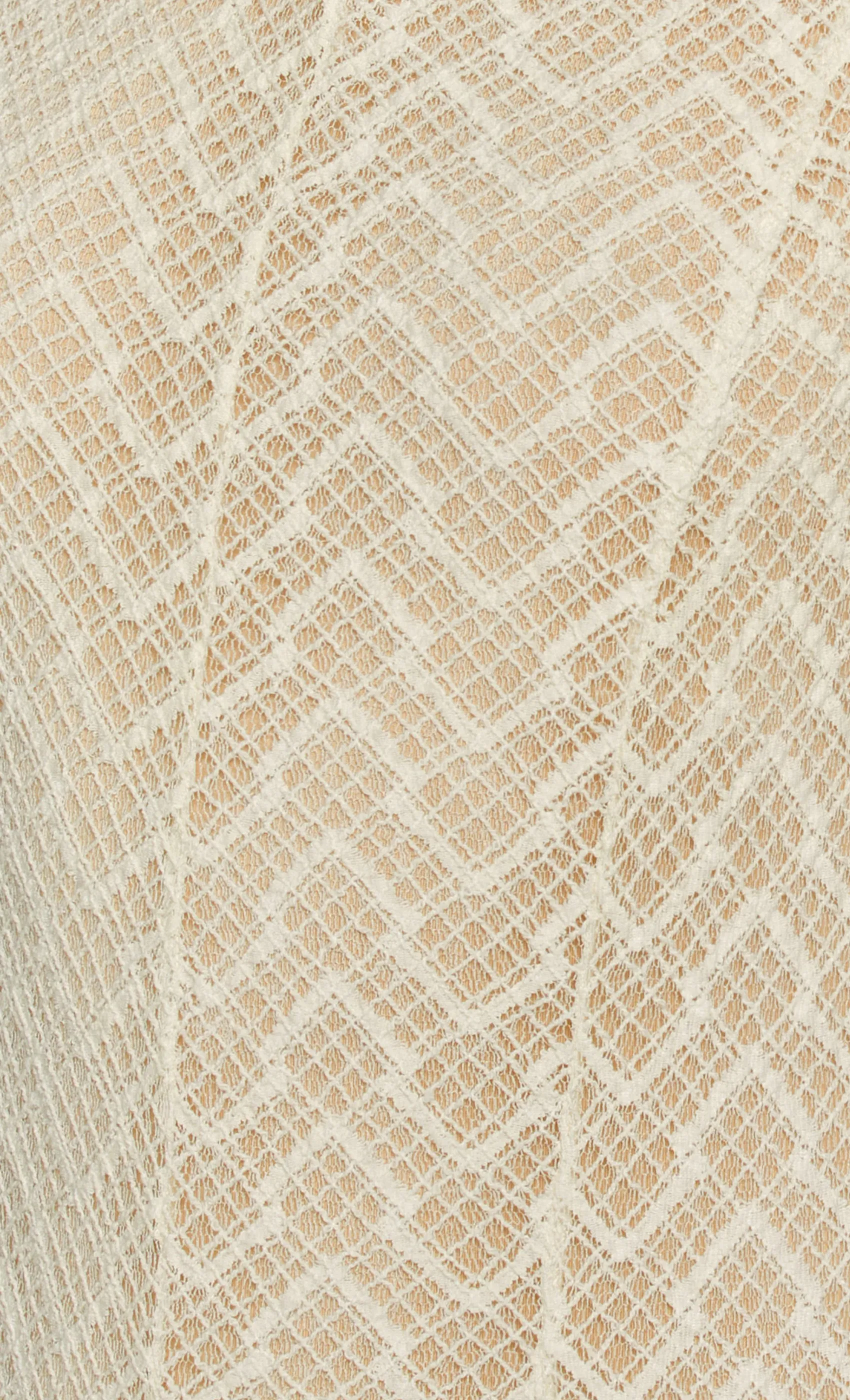 Cream Knit High Neck Maxi Dress sold by Rare London product image thumbnail 4