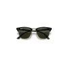 Ray-Ban Clubmaster Classic Sunglasses Black On Gold Frame Green Lenses 51-21 sold by Ray-Ban