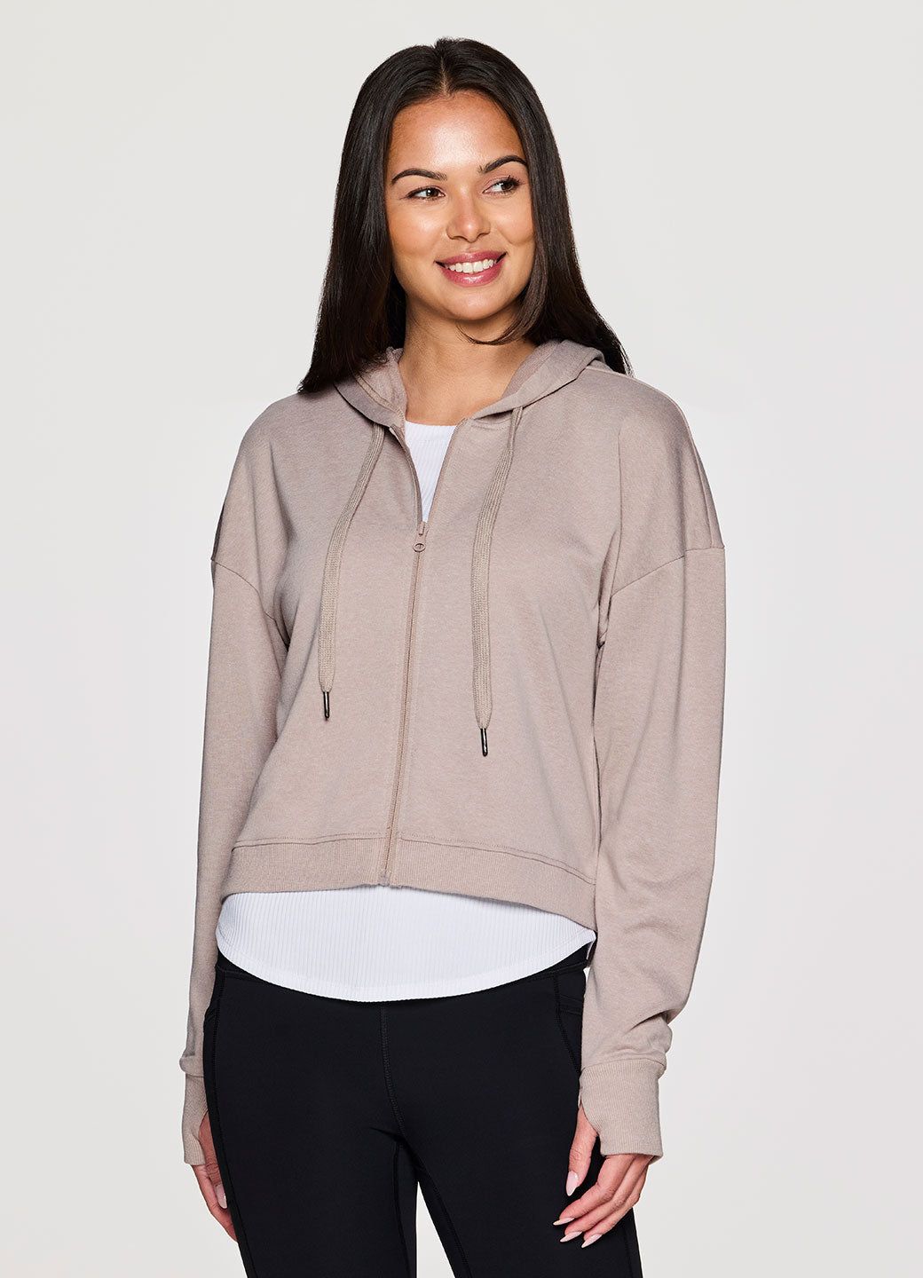 Brooke Daily Cropped Hoodie Jacket sold by RBX